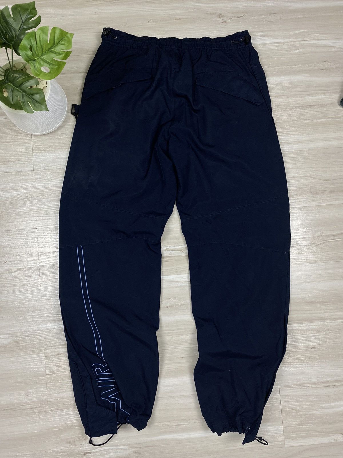 Nike × Vintage Nike Air swoosh Nylon Track Pants Drill Vintage Size US 32 / EU 48 - 5 Thumbnail