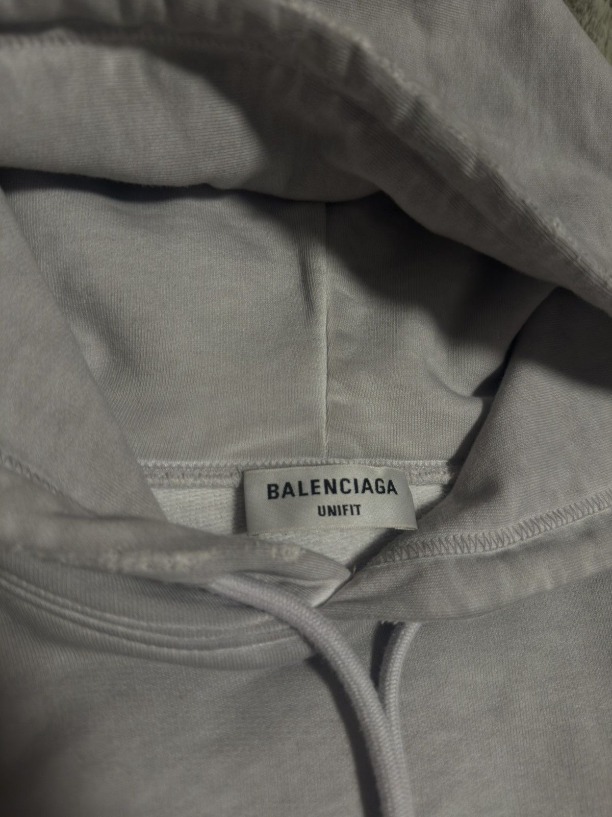 Balenciaga Grey Metal Print Balenciaga Paris Hoodie Size US L / EU 52-54 / 3 - 6 Thumbnail