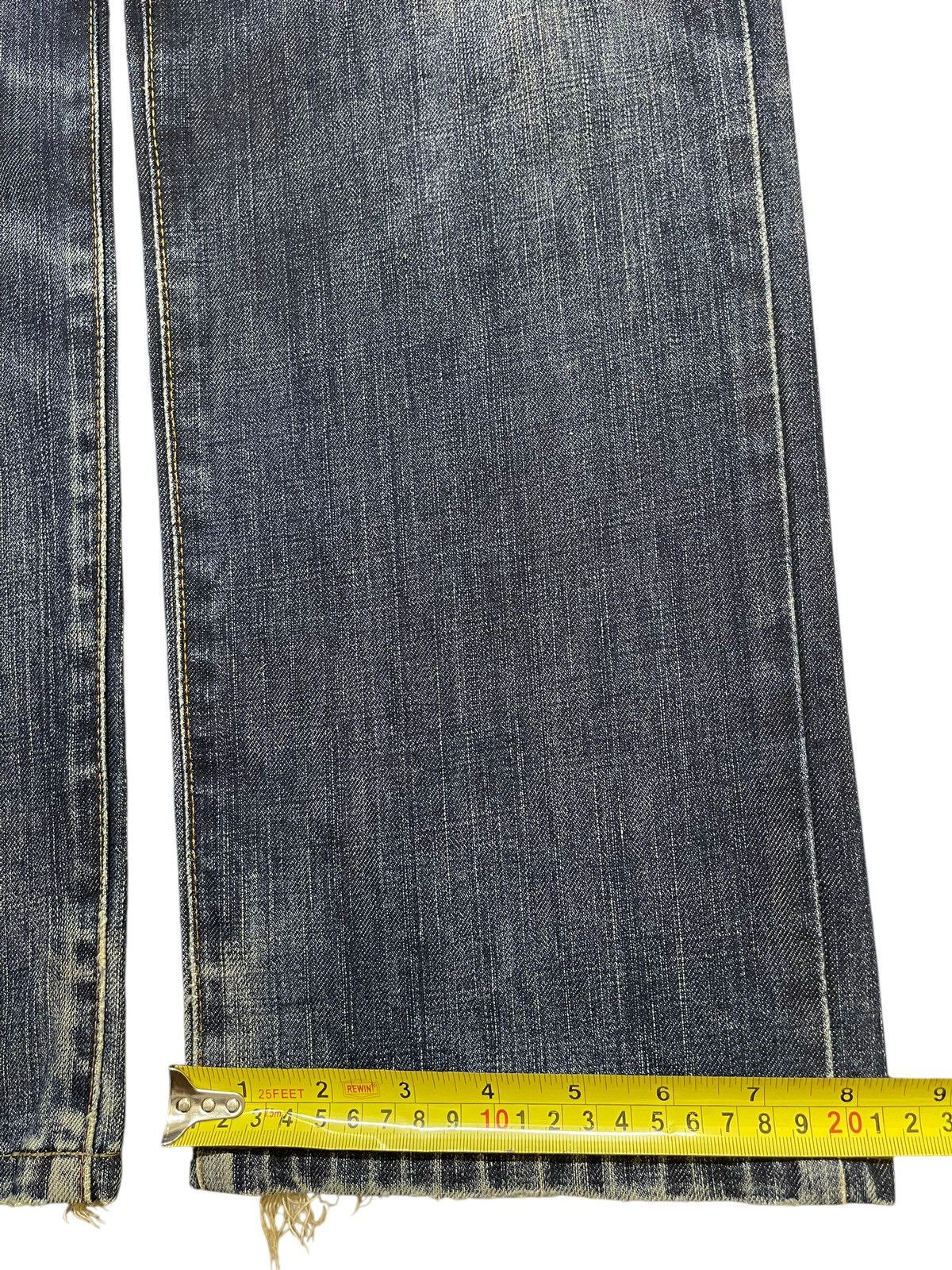 Edwin Vintage 90s Edwin 403 Faded Wash Distressed Loose Jeans Size US 32 / EU 48 - 17 Thumbnail
