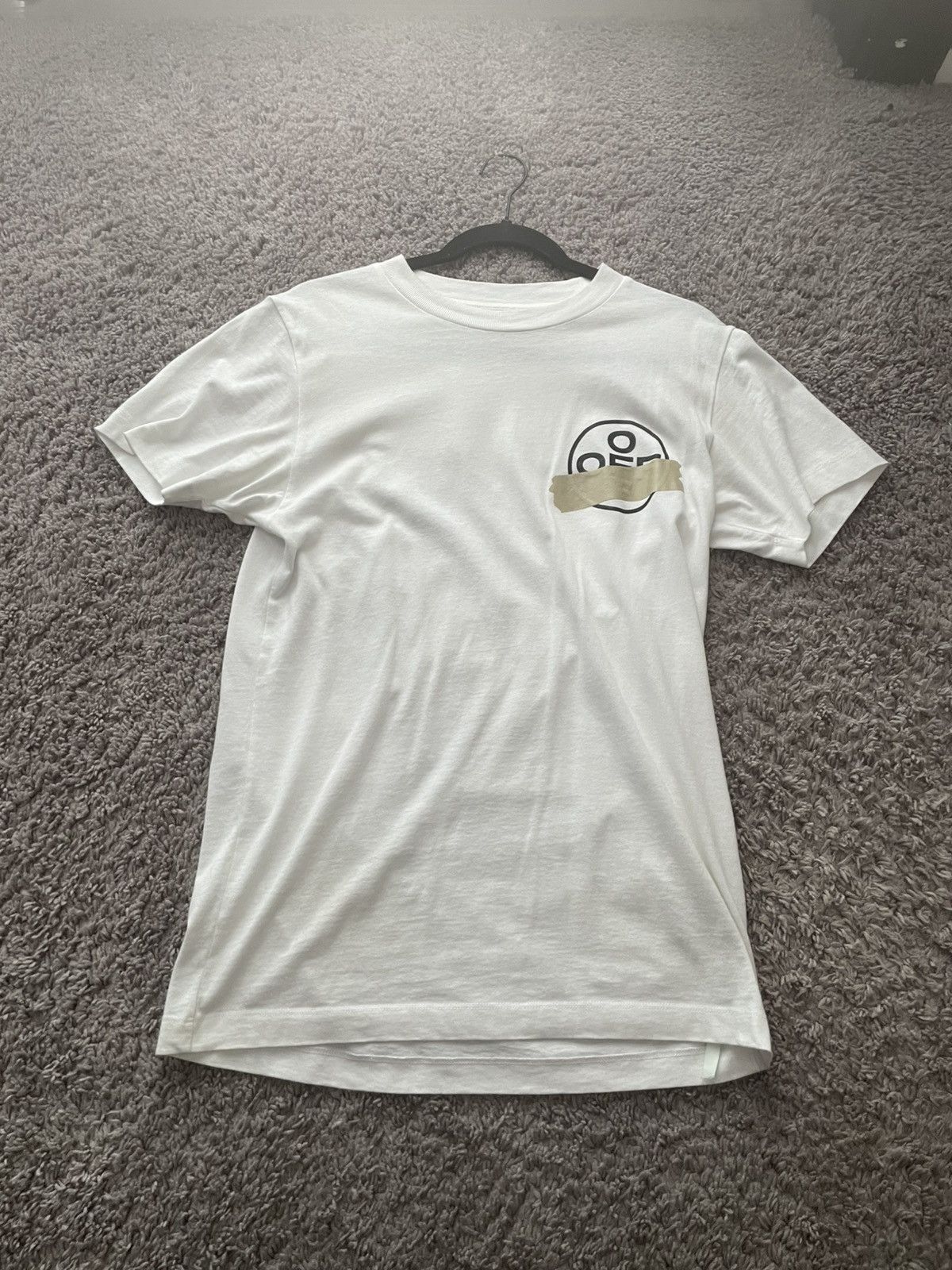 Off-White Off White Tape Arrows T-Shirt White/Beige Size US XS / EU 42 / 0 - 1 Thumbnail