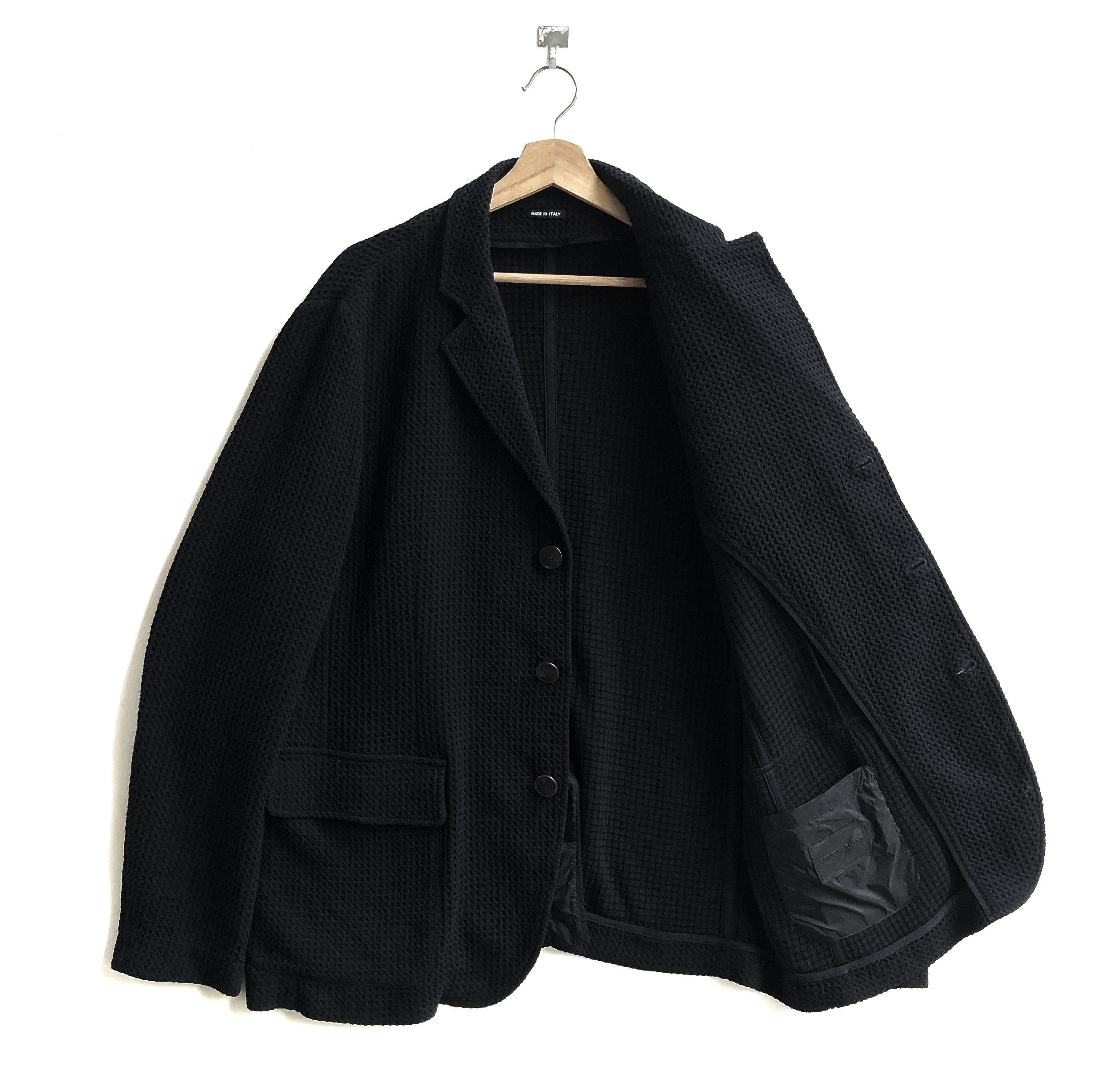 Giorgio Armani A/W2012 KNIT TEXTURED LUXE COAT Size US L / EU 52-54 / 3 - 3 Thumbnail