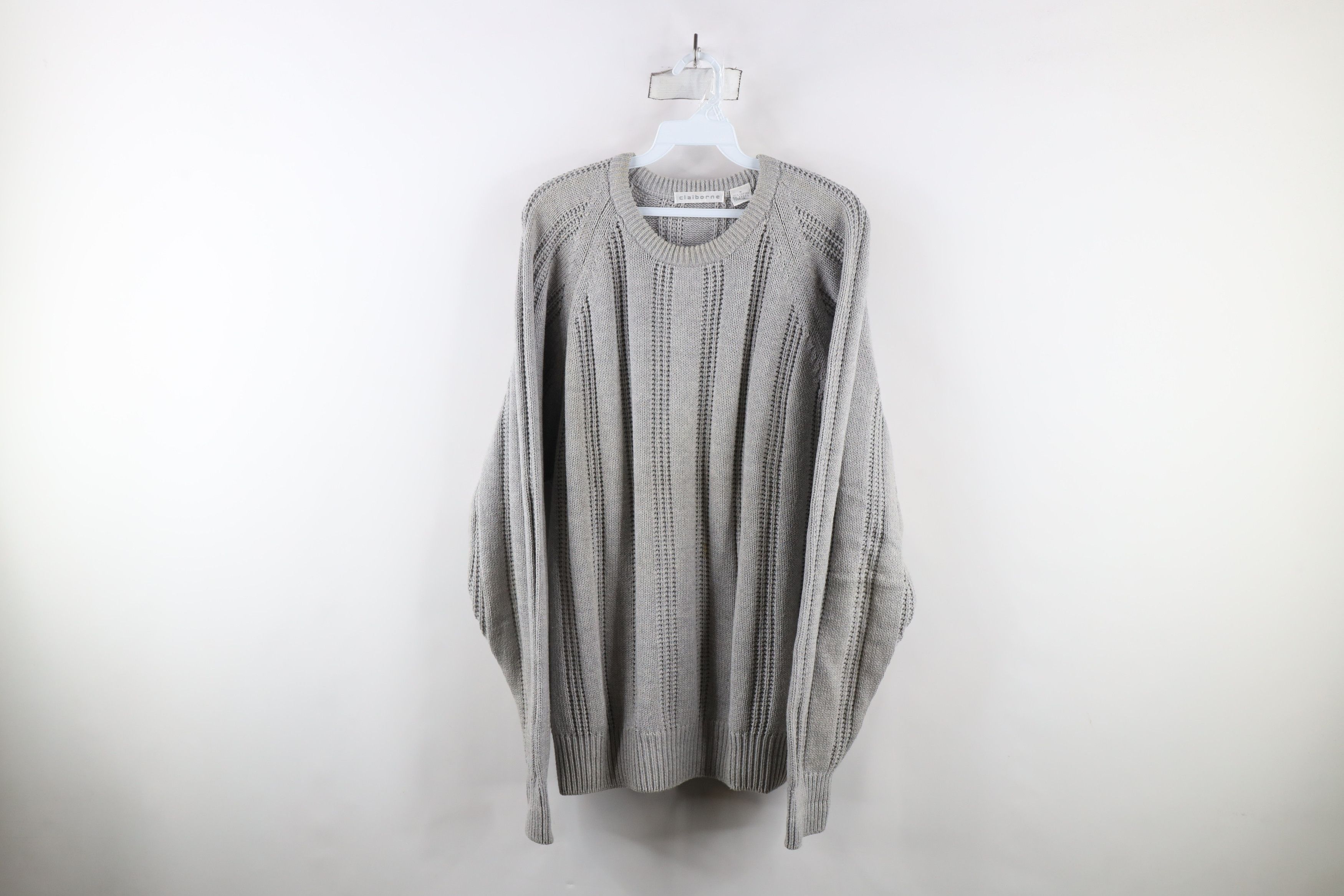 Vintage Vintage 90s Streetwear Chunky Ribbed Knit Sweater Size US M / EU 48-50 / 2 - 1 Thumbnail