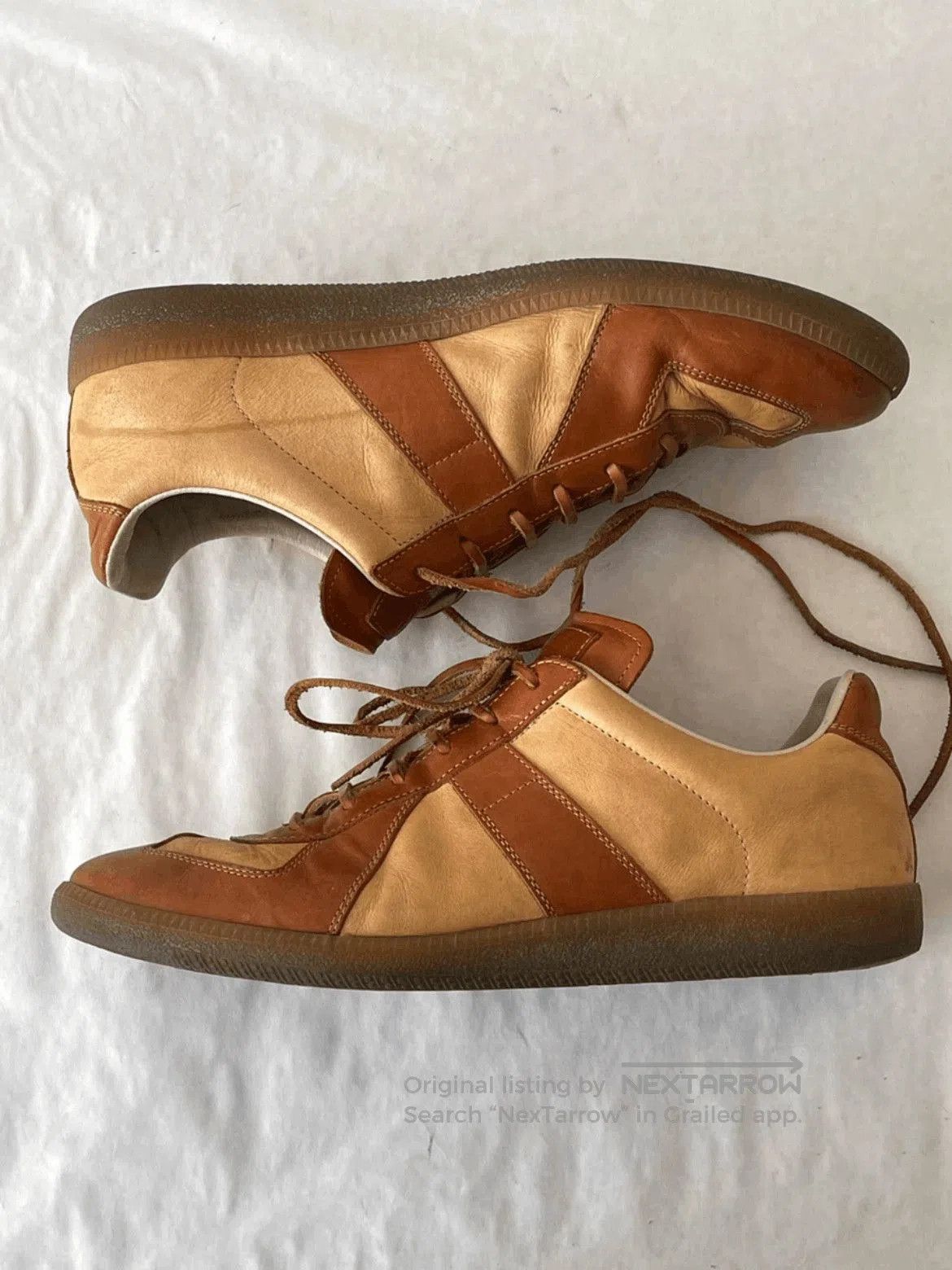 Maison Margiela Sz 42 Maison Margiela Brown Leather Replica. Size US 9 / EU 42 - 5 Thumbnail