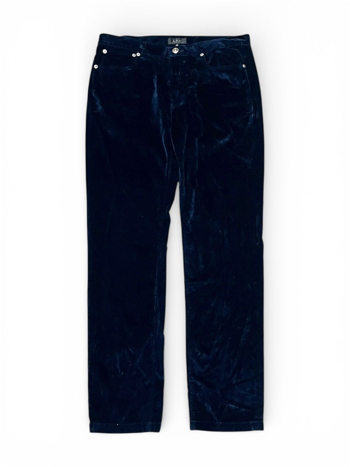 APC blue Velvet pant