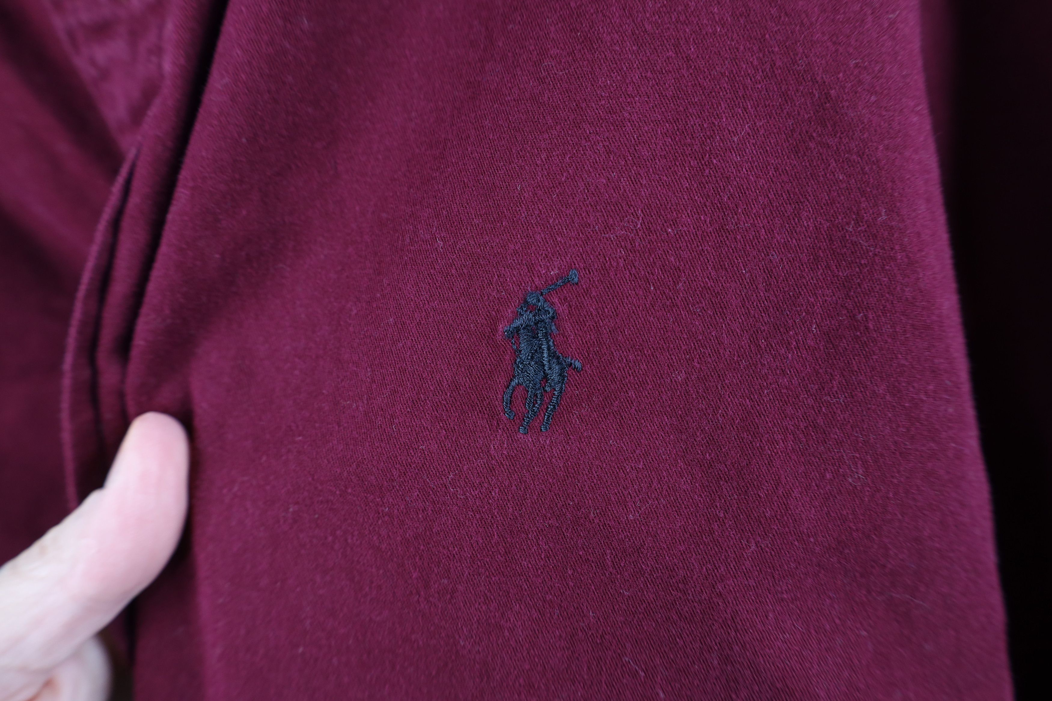 Polo Ralph Lauren Vintage 90s Ralph Lauren Collared Button Down Shirt Burgundy Size US XL / EU 56 / 4 - 4 Thumbnail