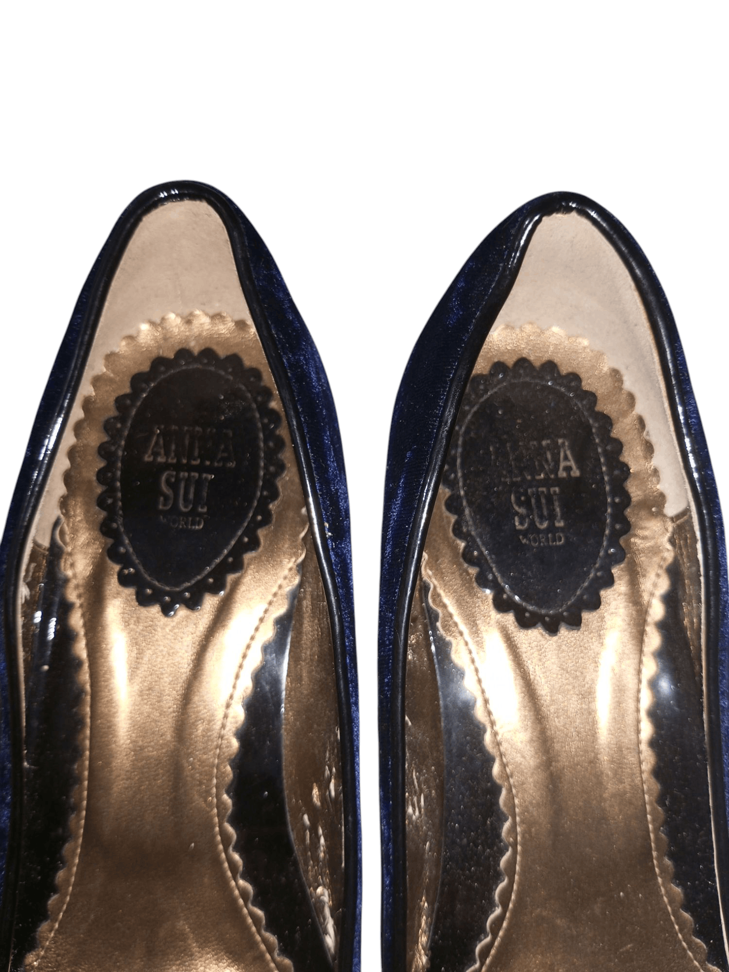 Anna Sui Vintage anna Sui velvet embroidery shoes Size US 7 / IT 37 - 9 Thumbnail