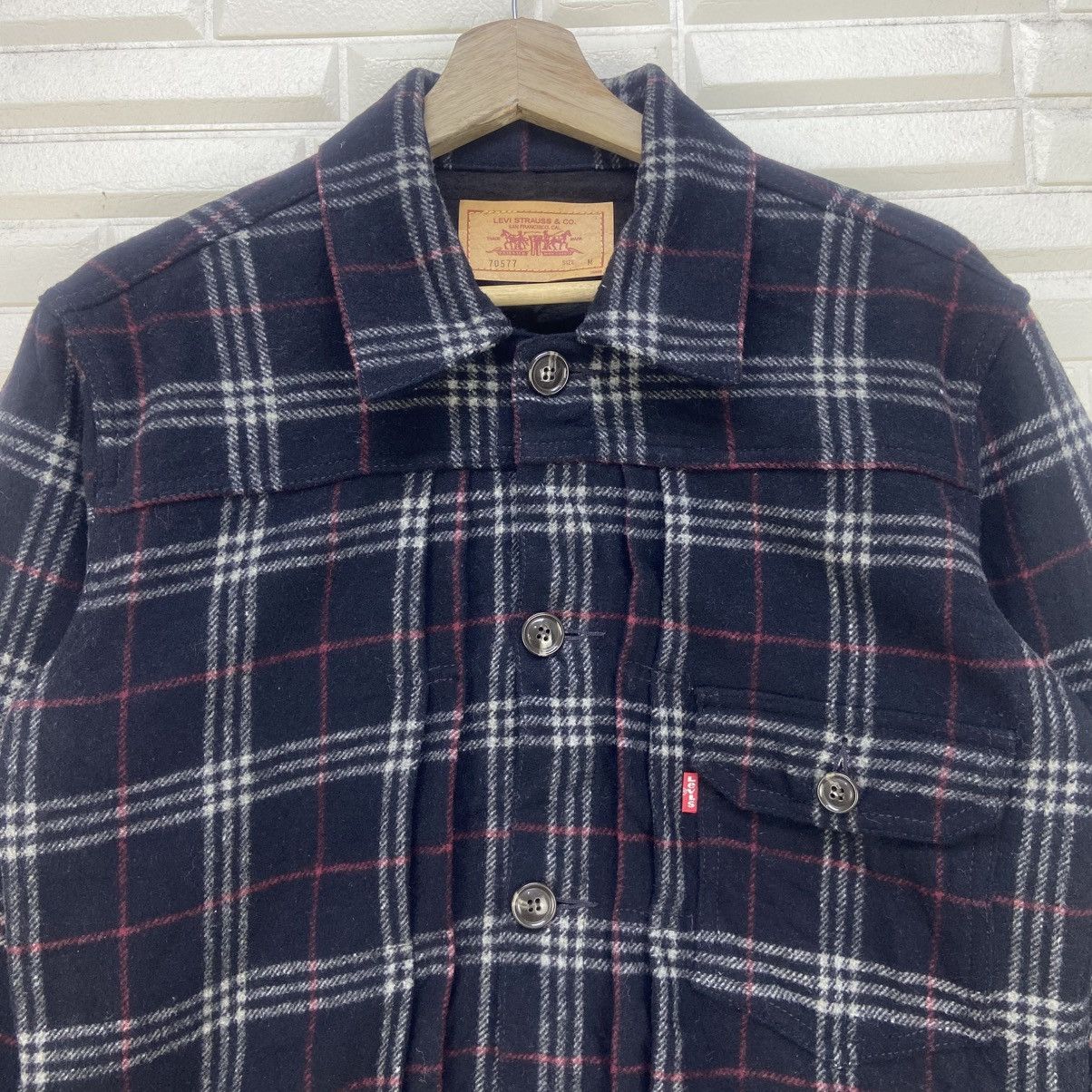 Levi's Levi’s Type 1 Buckle Back Wool Trucker Jacket Size US S / EU 44-46 / 1 - 6 Thumbnail