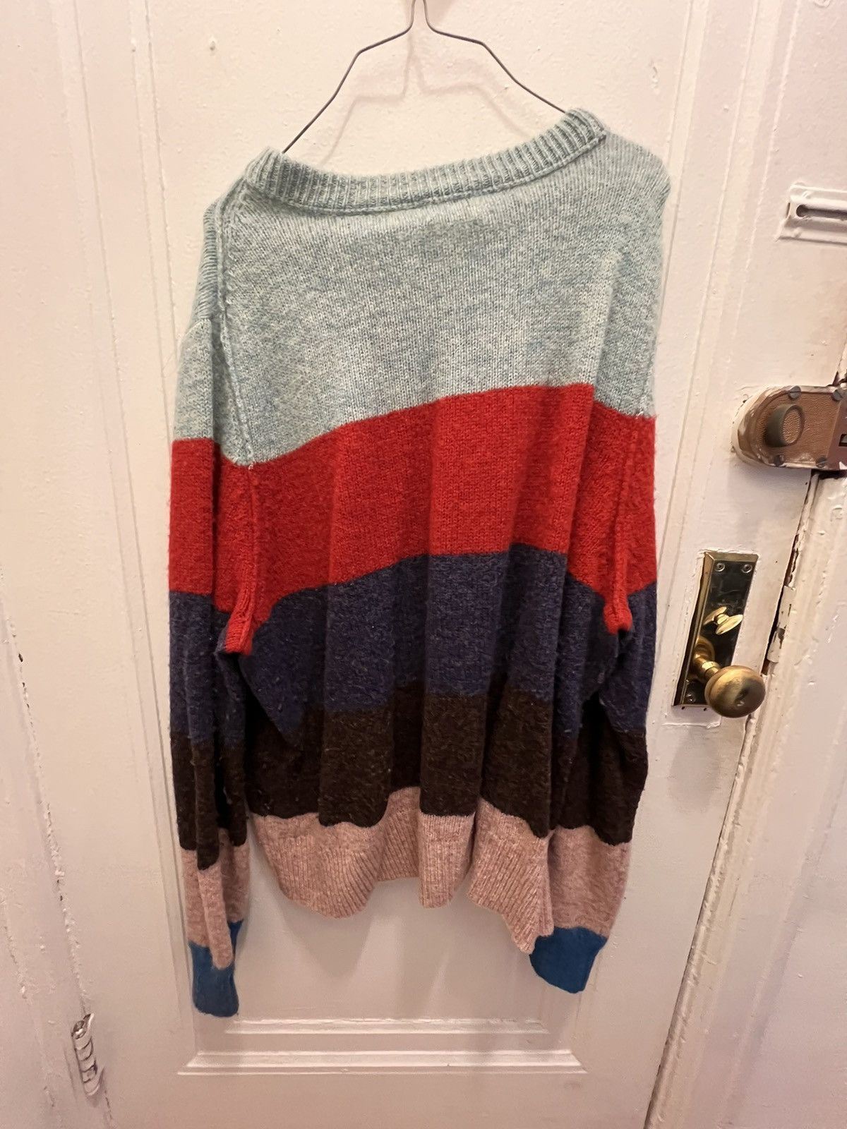 Acne Studios Acne Studios Striped Knit Sweater Size US XXL / EU 58 / 5 - 2 Thumbnail