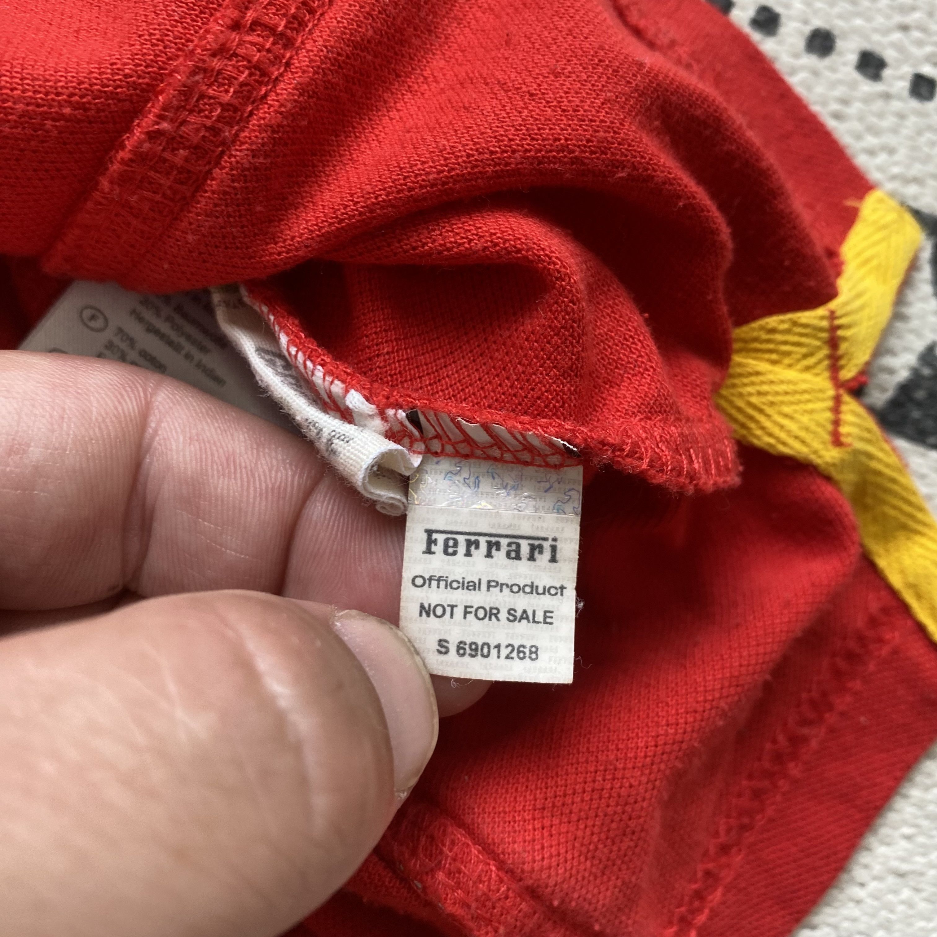 Ferrari 🏎️ Vintage F1 Racing Ferrari longsleeve Shell jersey Rugby Size US S / EU 44-46 / 1 - 9 Thumbnail