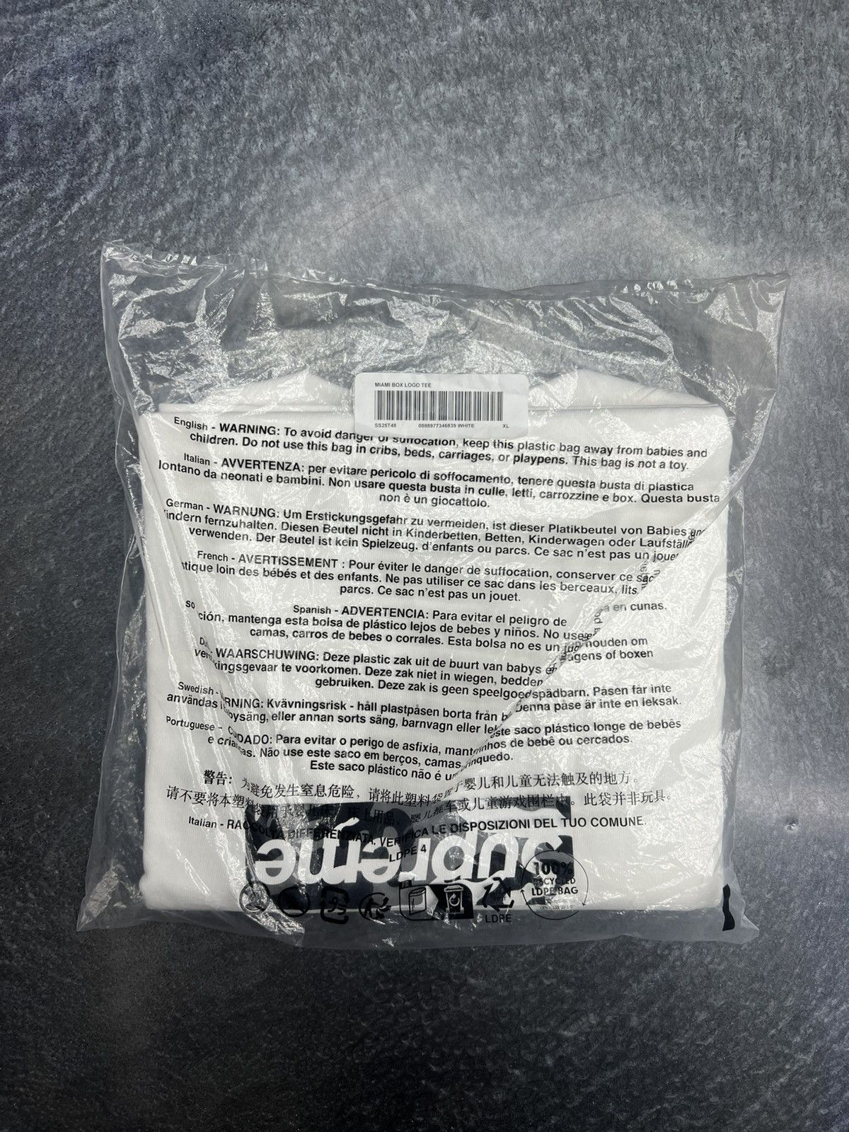 Supreme Supreme Miami Box Logo T-Shirt Size US XL / EU 56 / 4 - 8 Thumbnail