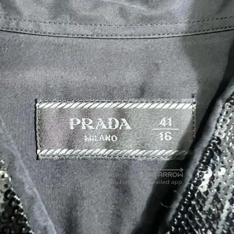 Prada Prada Black Long Sleeve Men's Shirt. Size US M / EU 48-50 / 2 - 3 Thumbnail