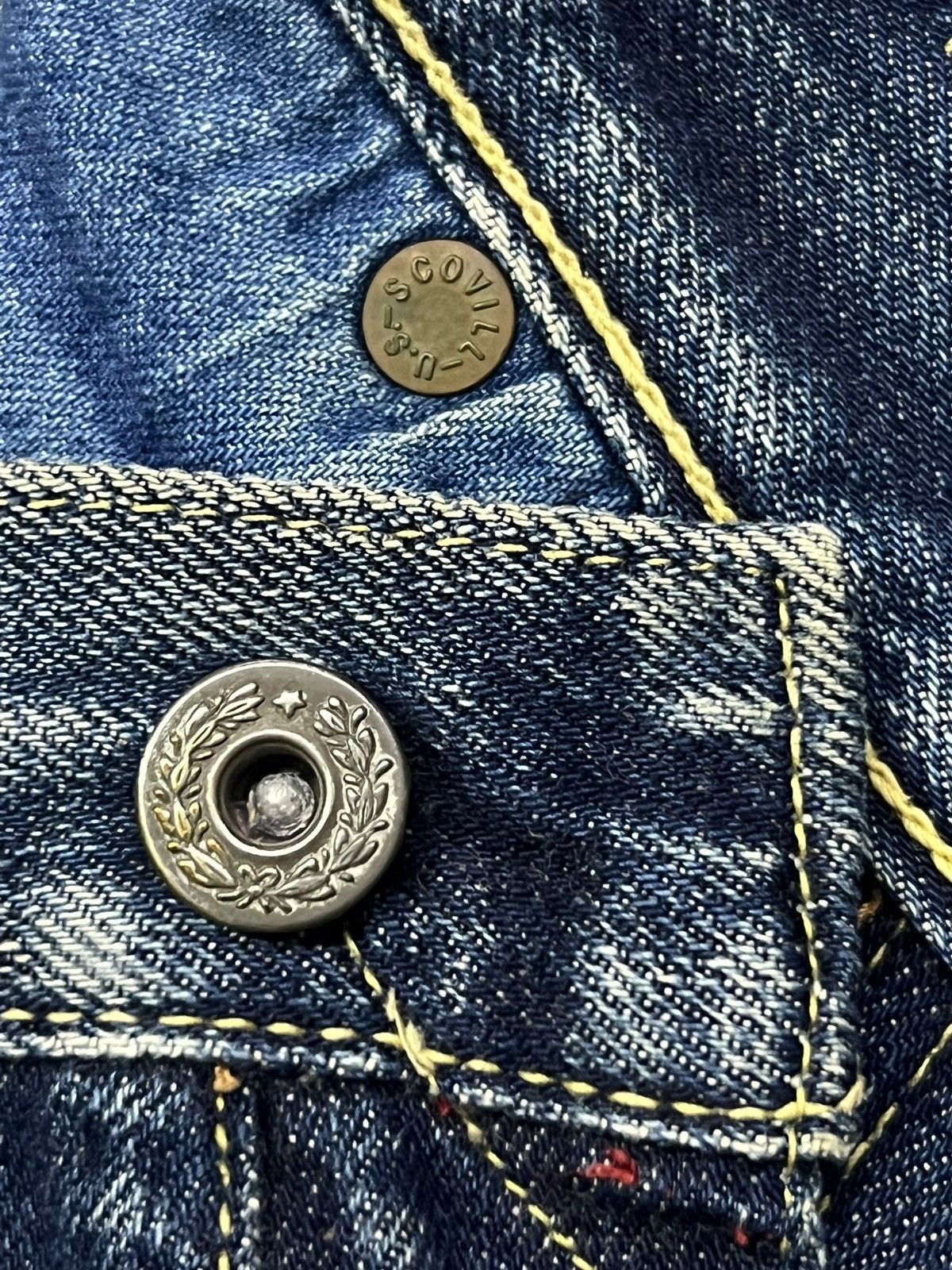 Japanese Brand Baggy Vintage Racy Blue & Co Selvedge Denim Japan Size US 33 - 11 Thumbnail