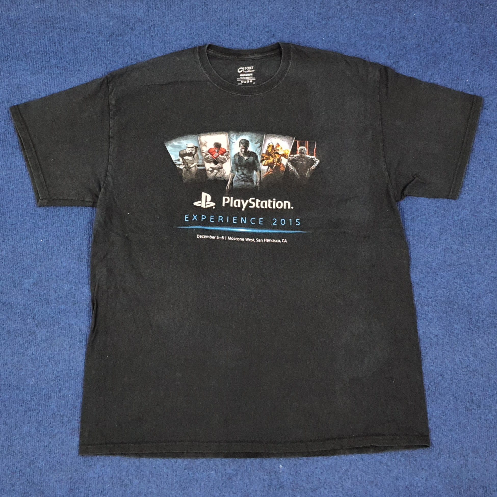 Playstation × The Game × Vintage Vintage Playstation Game Experience 2015 Tshirt Size US XL / EU 56 / 4 - 1 Thumbnail