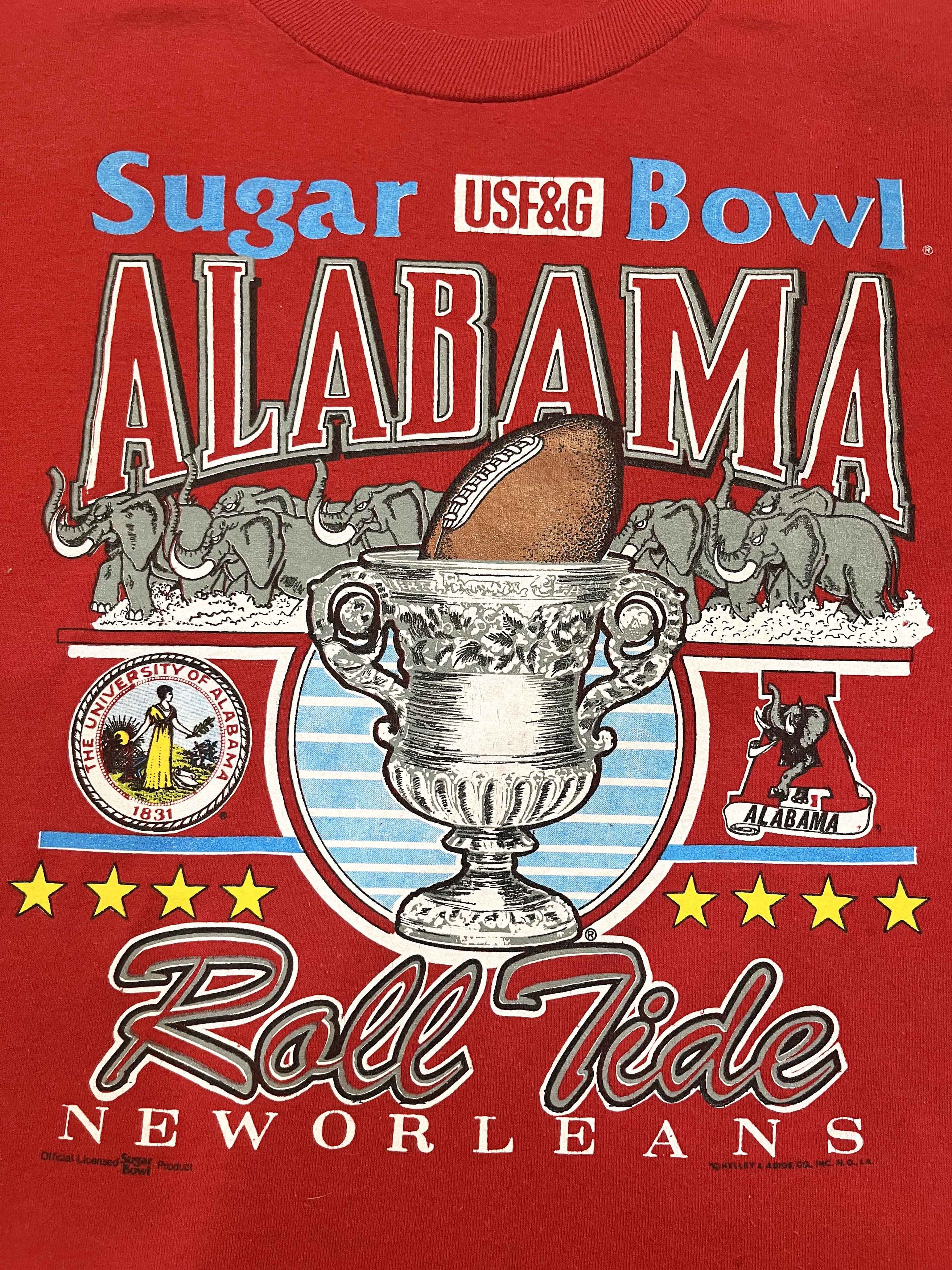 Jerzees × NCAA × Vintage Vintage Jerzees NCAA Alabama Crimson Tide Sugar Bowl T-Shirt Size US L / EU 52-54 / 3 - 2 Thumbnail