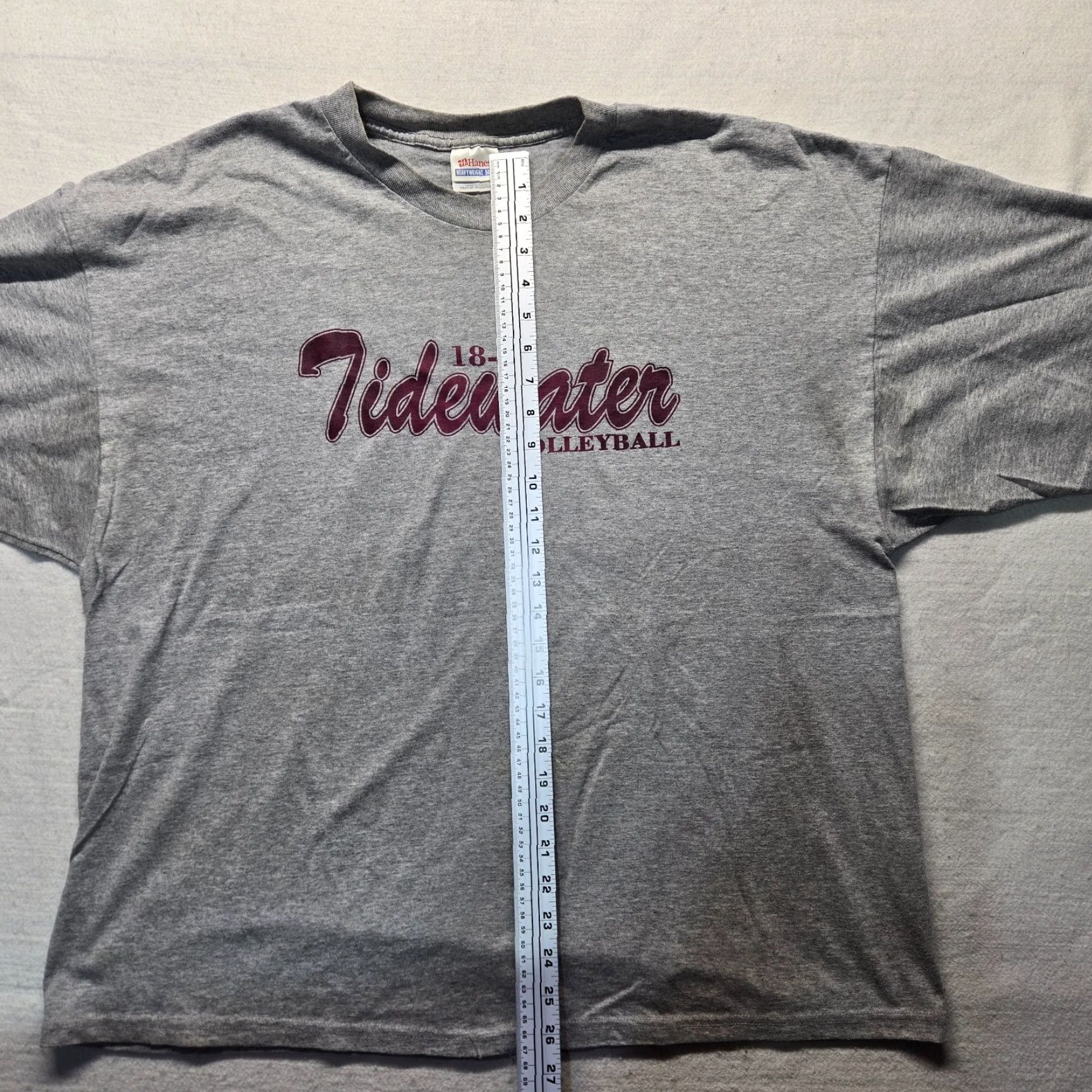 Vintage Tidewater VA Virginia Gray T-Shirt Shirt Women 2XL 2XL Adult Crew Neck Cotton Blend Volleyball 18-1 Sports Tee Womens Size XXL / US 16-18 / IT 52-54 - 6 Thumbnail