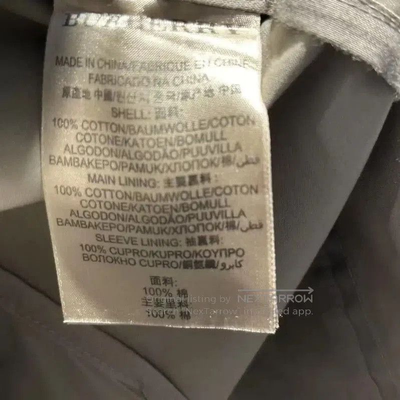 Burberry Burberry Khaki Cotton Women's Trench Coat. Size XXS / US 00 / IT 34 - 5 Thumbnail