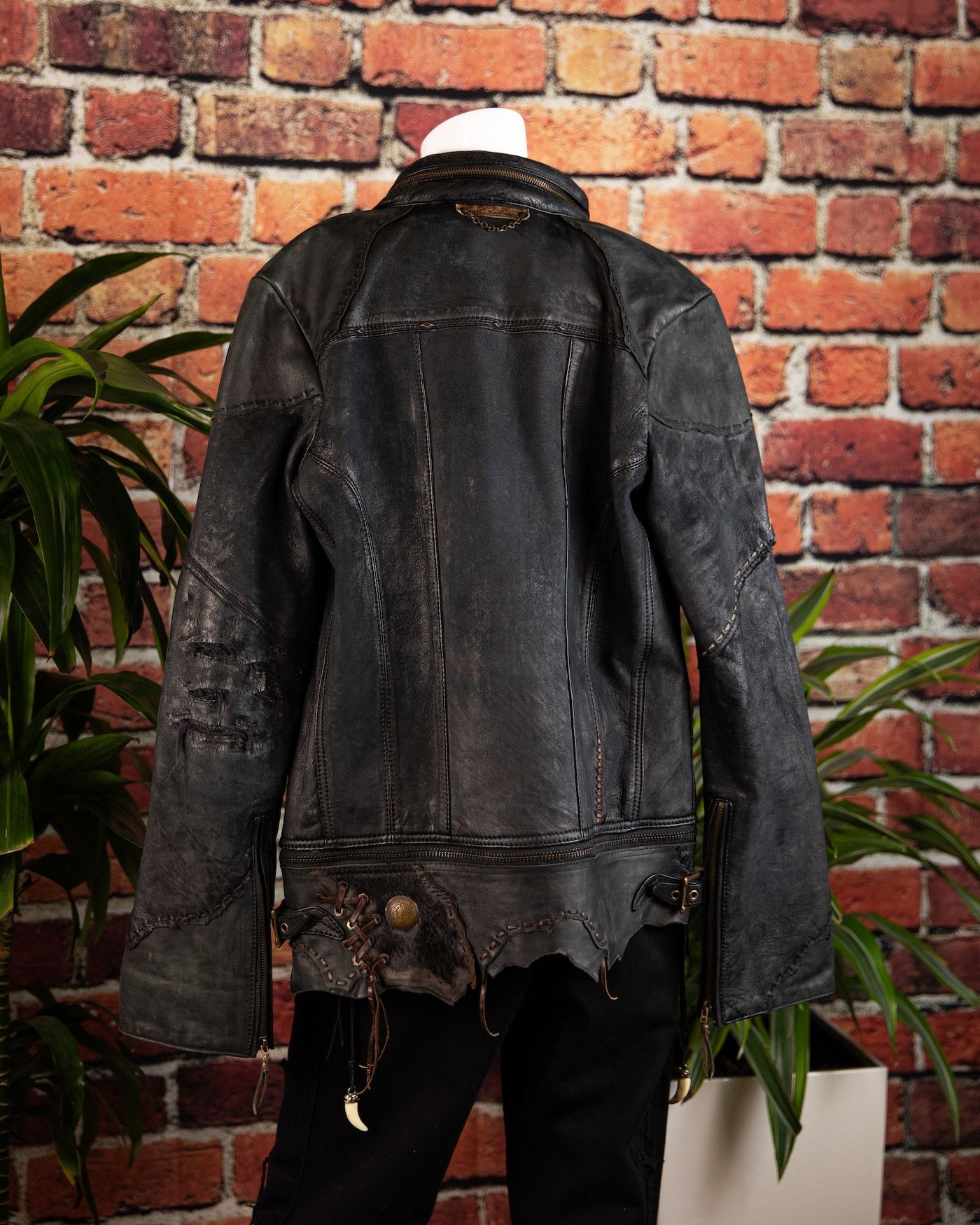 14th Addiction 14th Addiction “JK Desert” Distressed Leather Jacket Archive Size US S / EU 44-46 / 1 - 12 Thumbnail