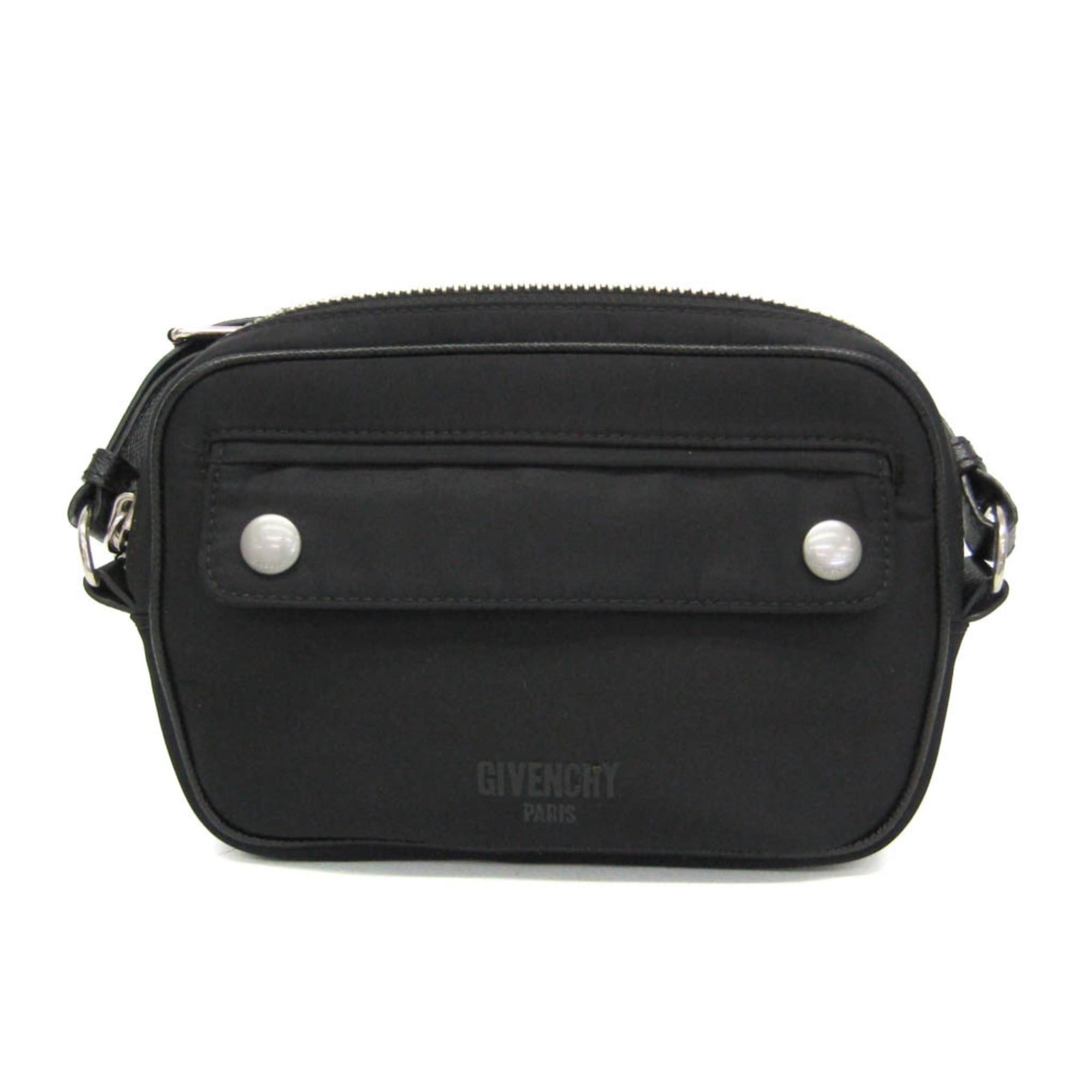 Givenchy Givenchy Essential Men,Women Nylon,Leather Shoulder Bag Black Size ONE SIZE - 1 Thumbnail
