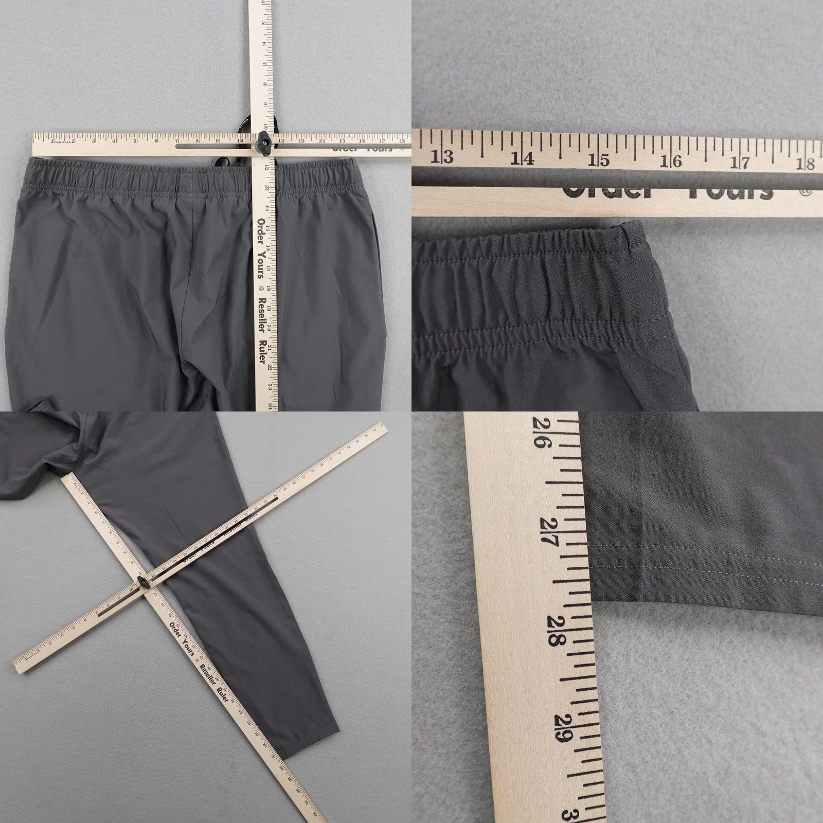 Gymshark Gymshark Pants Mens Large Gray Arrival Joggers Ankle Zip Running Performance Gym Size US 33 - 8 Thumbnail