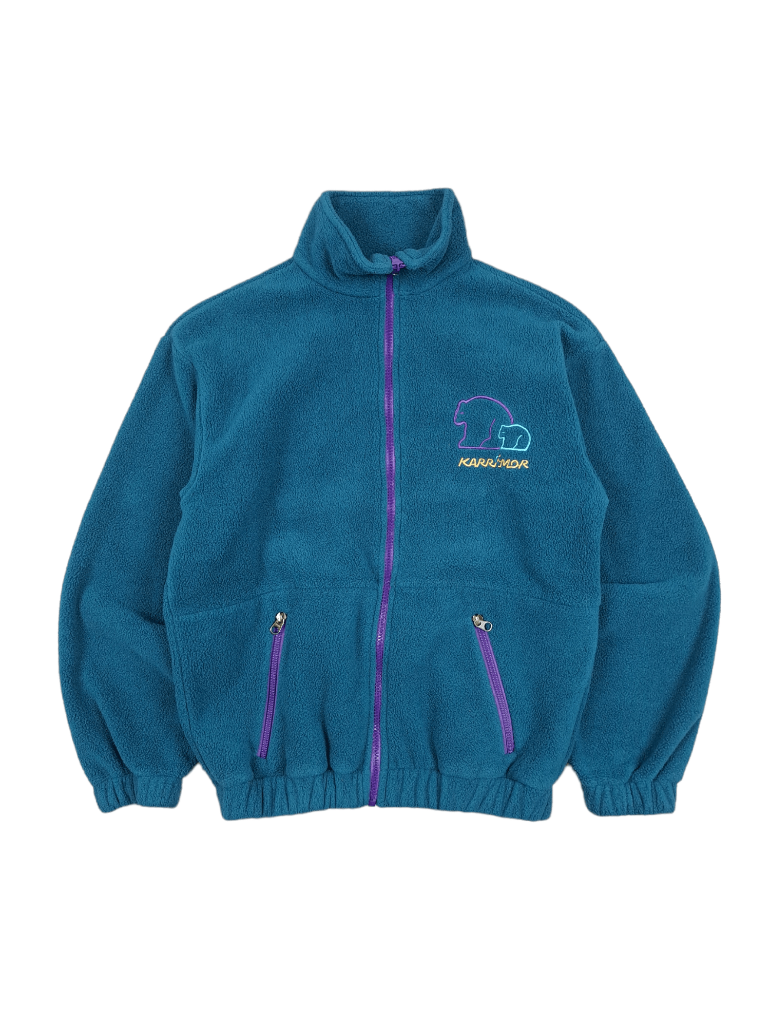Karrimor × Vintage 💎 Karrimor Polartec Vintage Fleece Zip Jacket Outdoor Y2K Size US L / EU 52-54 / 3 - 1 Thumbnail