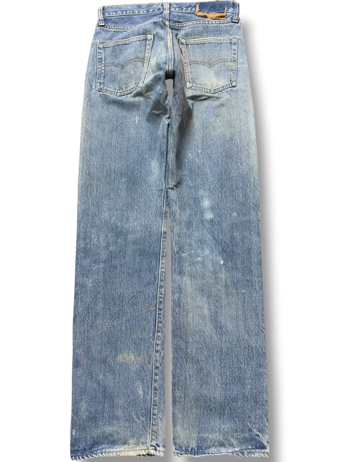 Levi's Vintage Clothing Vintage 60’s Levi’s 501 Button 6 Faded Denim Size US 27 - 4 Thumbnail