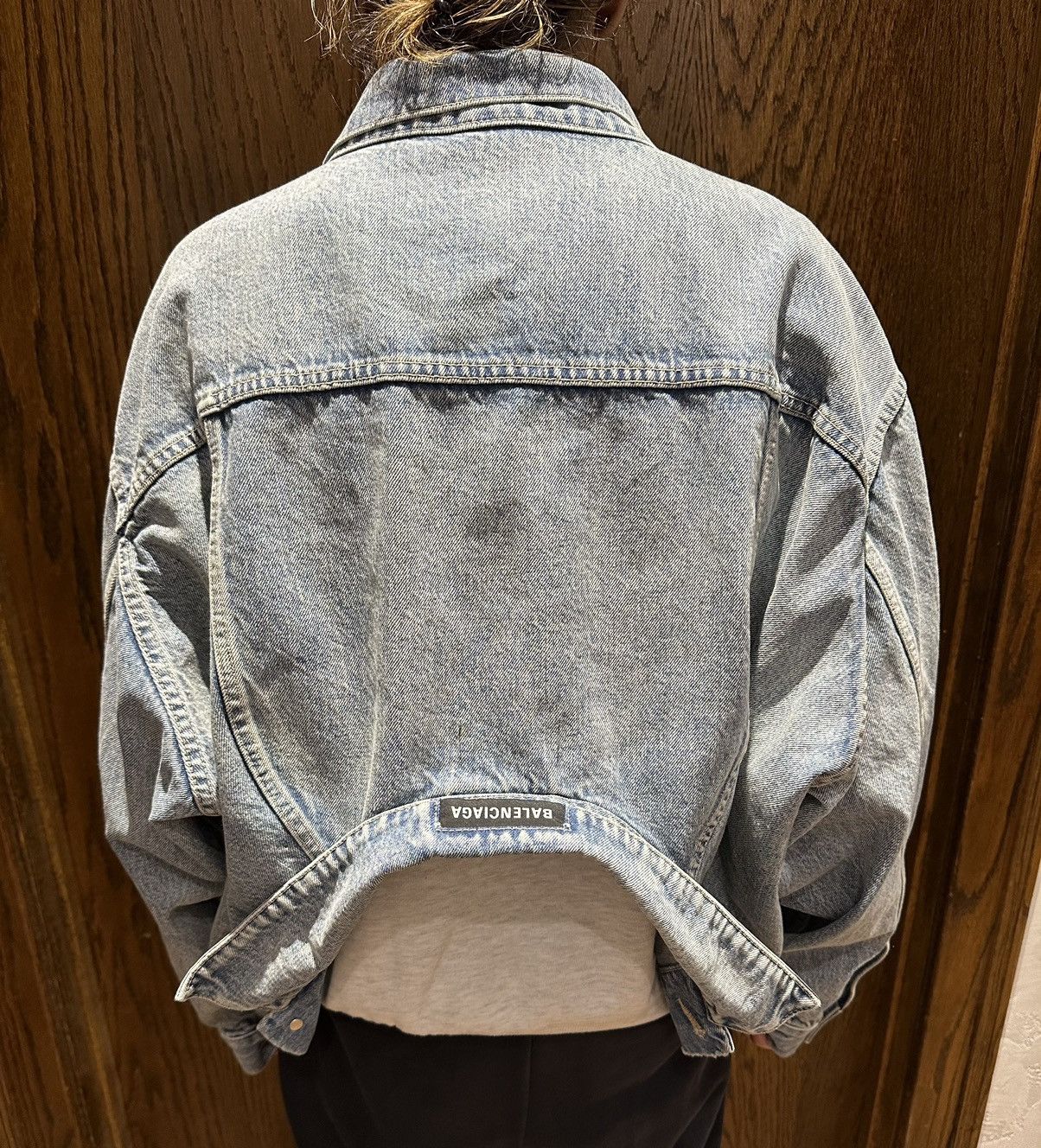 Balenciaga SS23 UPSIDE DOWN DENIM JACKET Size US S / EU 44-46 / 1 - 8 Thumbnail