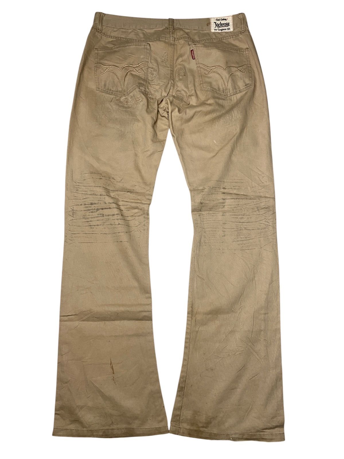 If Six Was Nine 2000's Jackrose Clawmark Boro Buckle Pants Size US 33 - 2 Thumbnail
