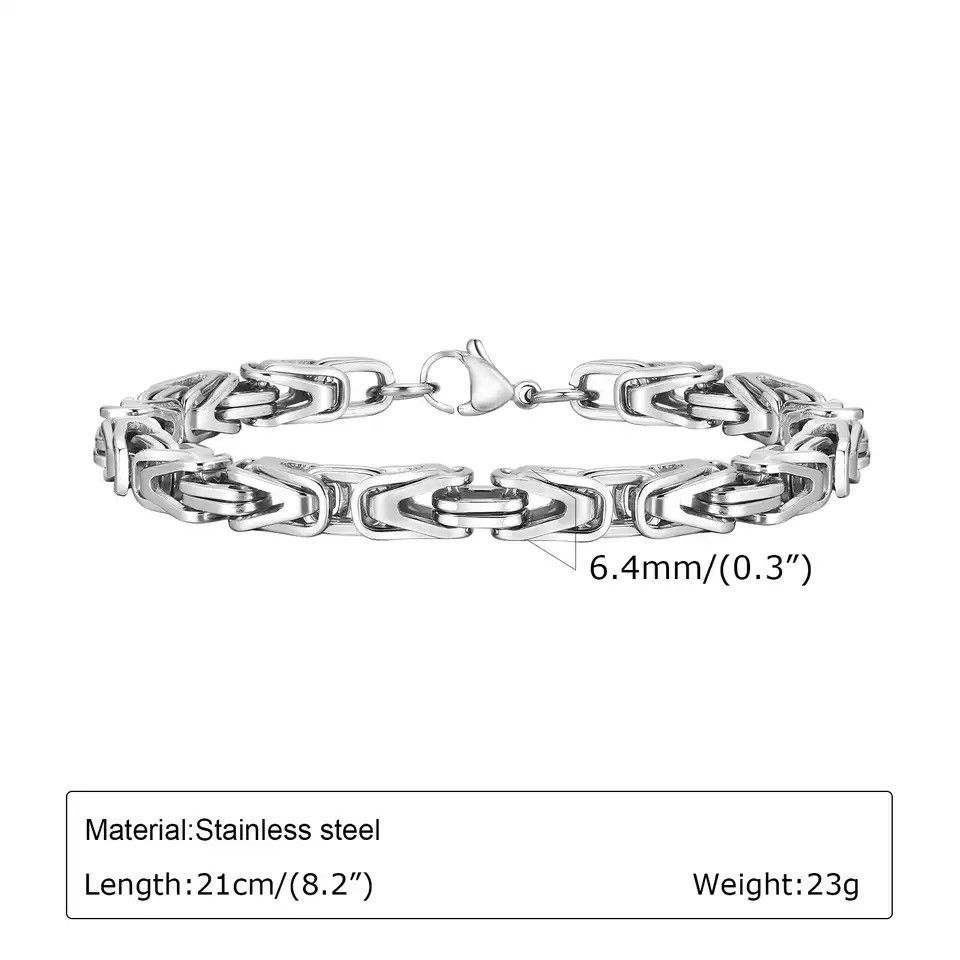 Jewelry × Vintage Stylish V Shape Bracelets Waterproof Chain Wrist Bracelets Size ONE SIZE - 6 Thumbnail