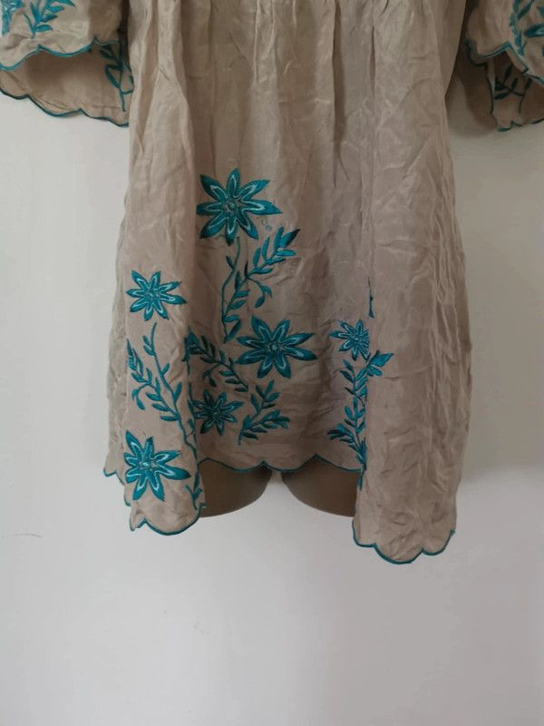 Vintage Vintage off the shoulder top Size M / US 6-8 / IT 42-44 - 3 Thumbnail