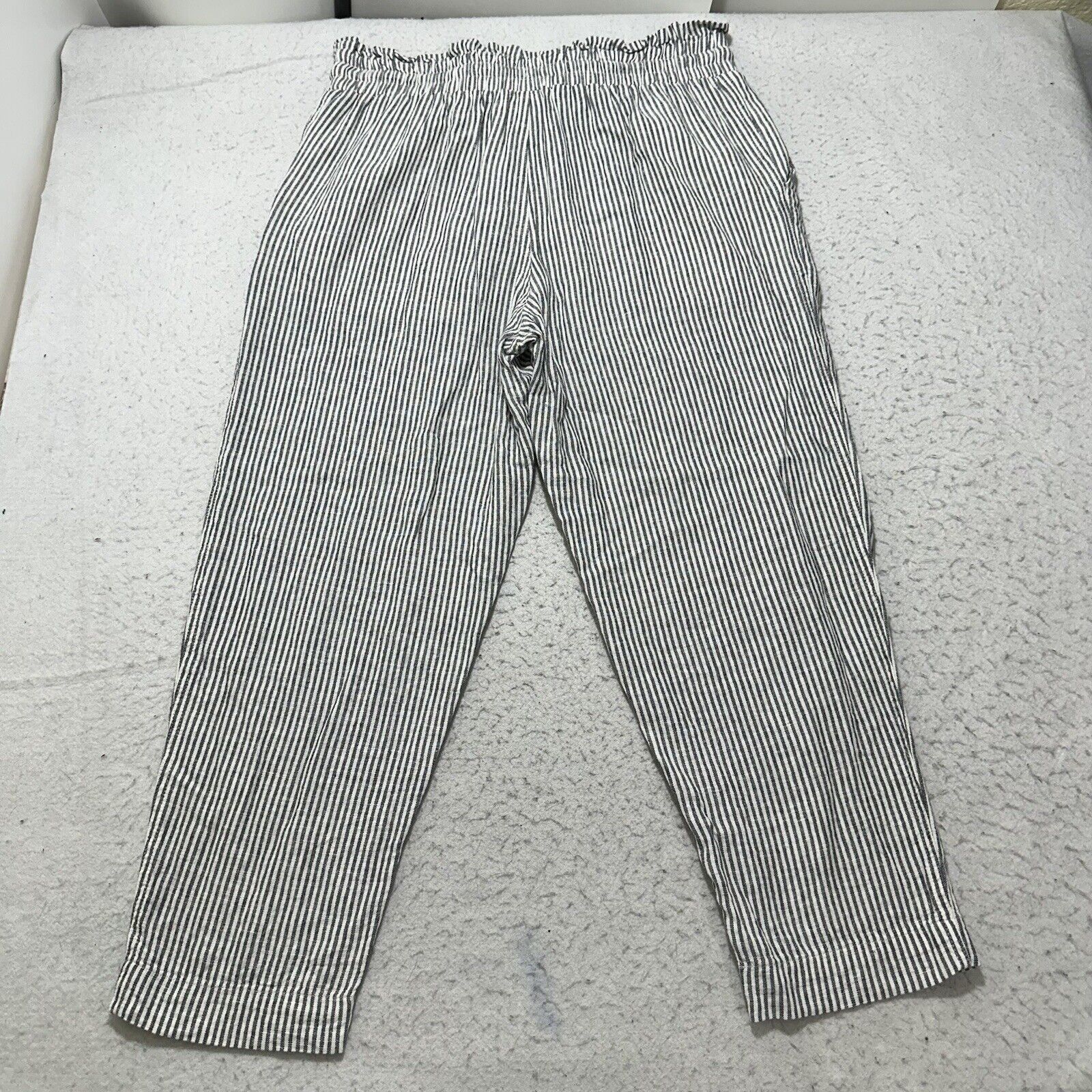 Other A New Day Large Linen High Rise Lightweight Pants Striped Size 34" / US 12 / IT 48 - 6 Thumbnail
