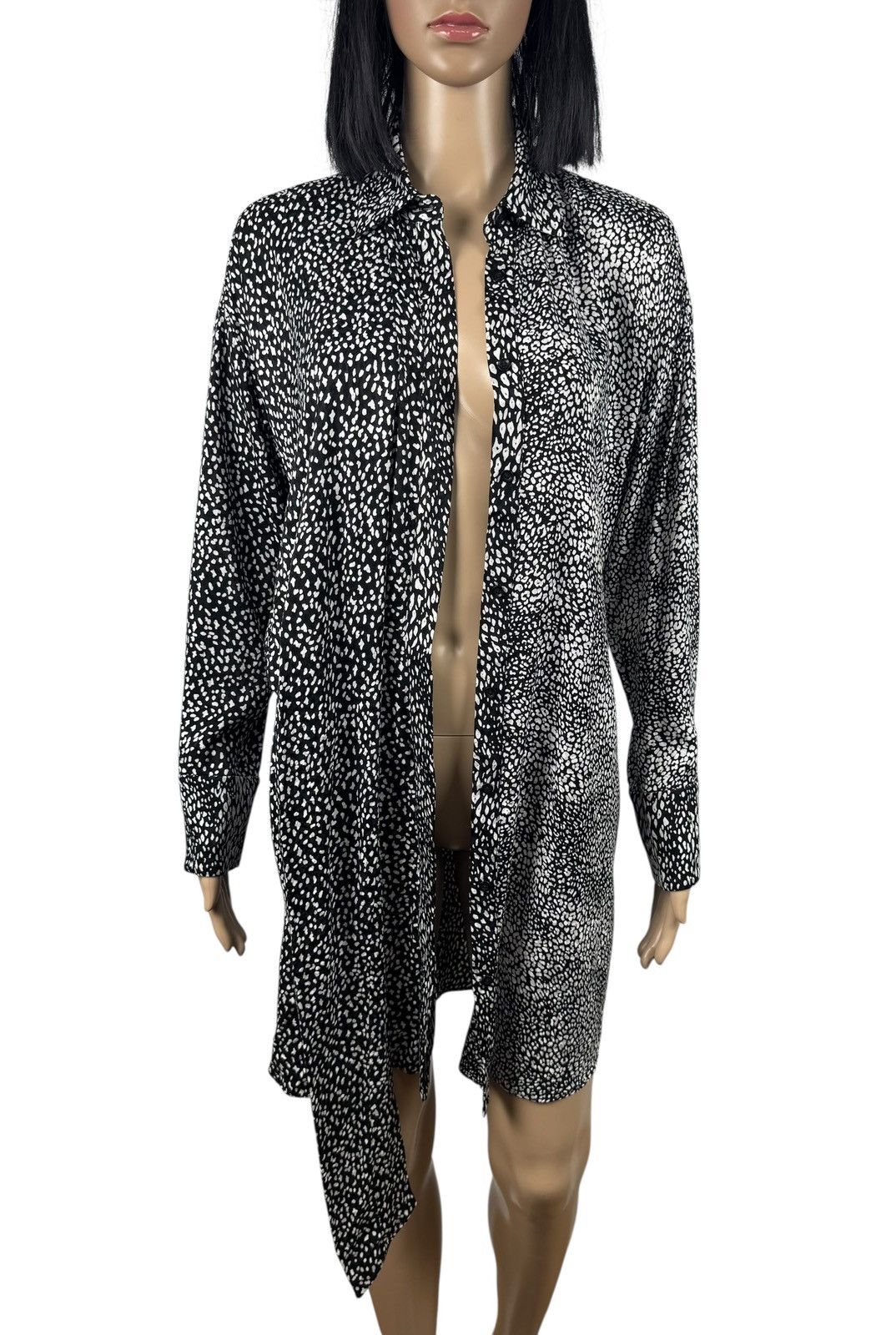 Alice + Olivia Alice + Olivia Cupro Shirt Dress Wrap Dress Belted size S Size S / US 4 / IT 40 - 10 Thumbnail