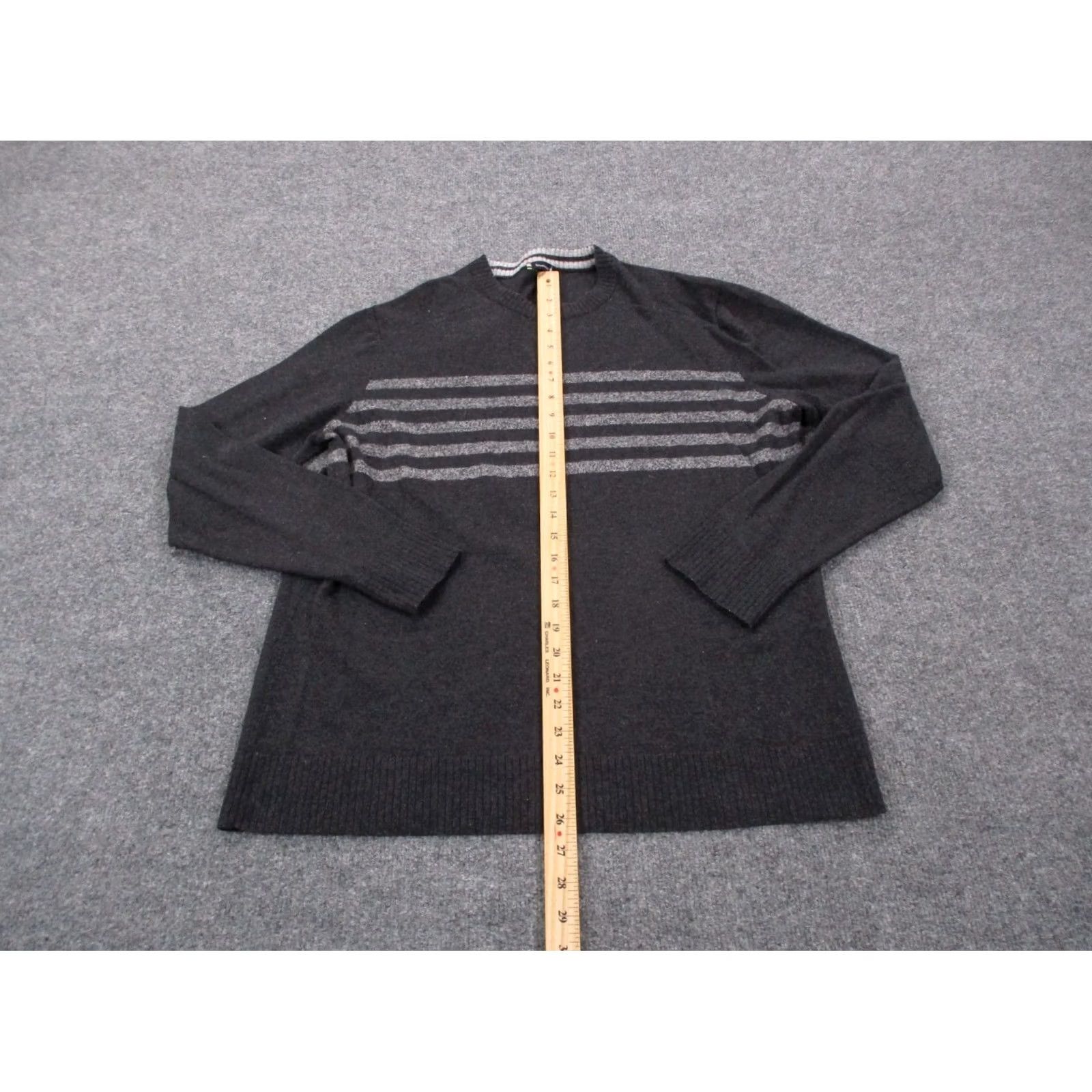 Smartwool SmartWool Mens M Base Layer Wool Pullover Sweater Thermal Hiking Outdoors Striped Lightweight Knit Logo Quilted Wool Blend Umbrella? Size US M / EU 48-50 / 2 - 4 Thumbnail