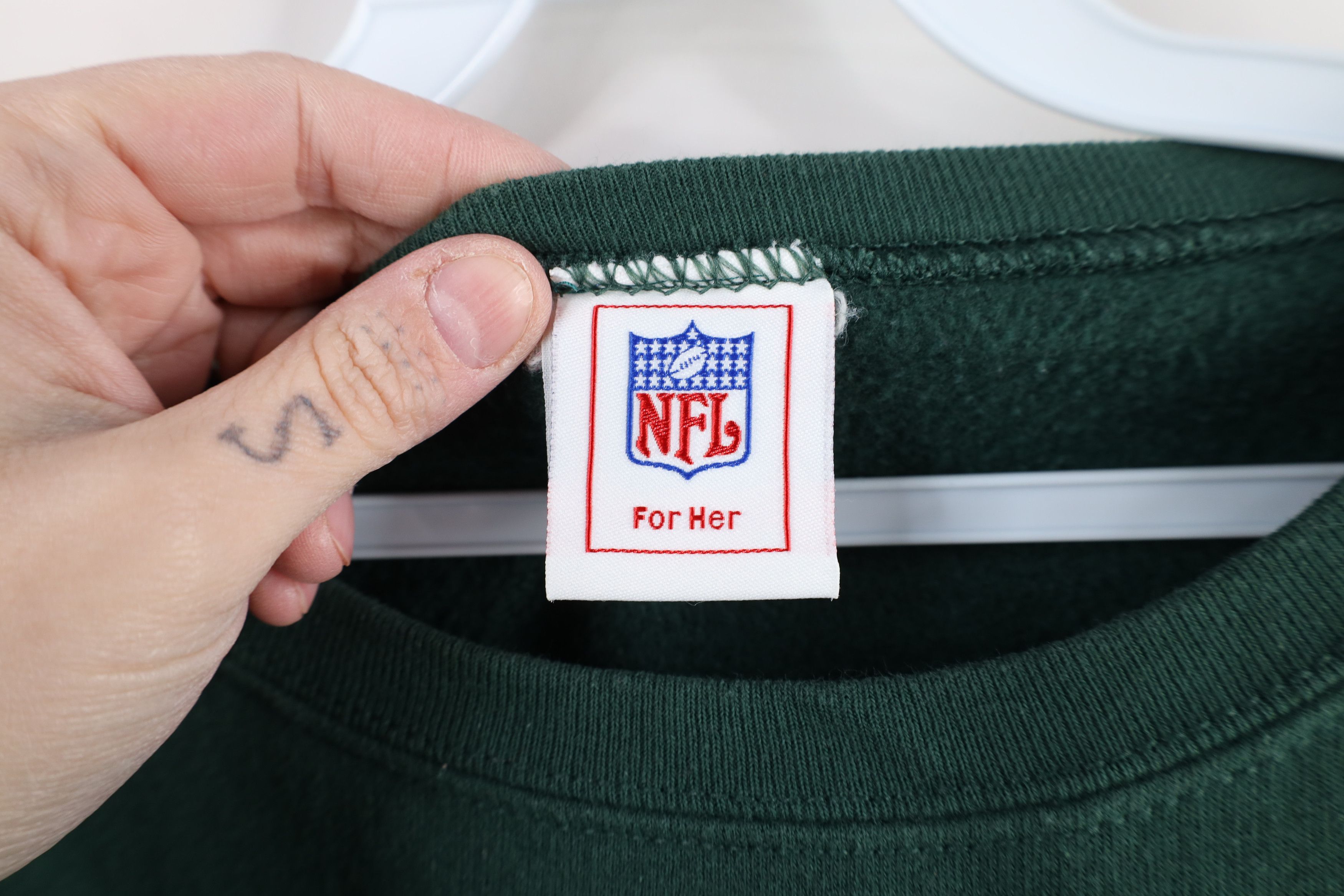 Vintage Vintage 90s Script Green Bay Packers Football Sweatshirt Size XL / US 12-14 / IT 48-50 - 6 Thumbnail