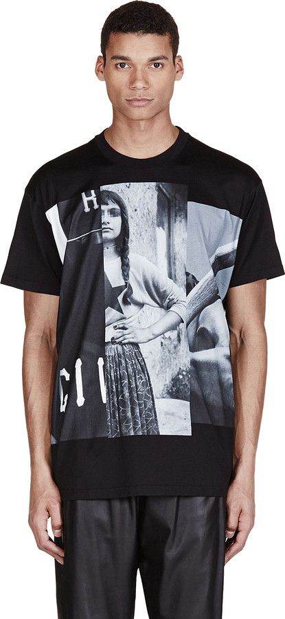 Givenchy Black Gypsy Print T-Shirt Size US S / EU 44-46 / 1 - 2 Thumbnail