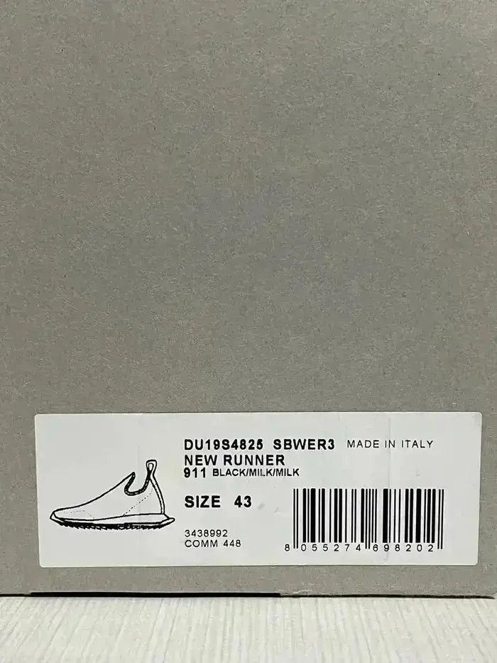 Rick Owens Sz 43 Rick Owens Drkshdw Waxed New Runner Size US 10 / EU 43 - 5 Thumbnail