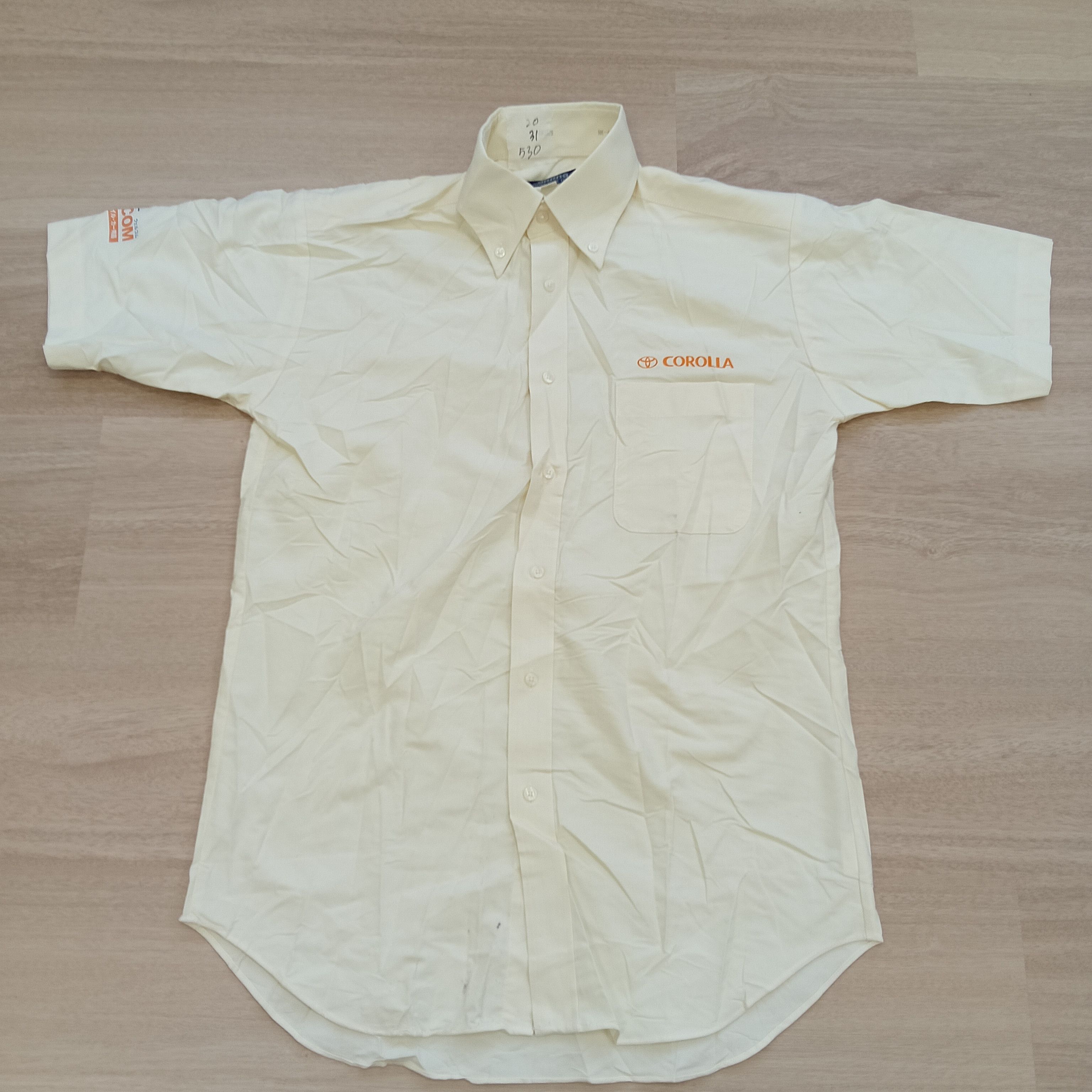 Japanese Brand TOYOTA COROLLA TEE BUTTON UP M Size US M / EU 48-50 / 2 - 5 Thumbnail