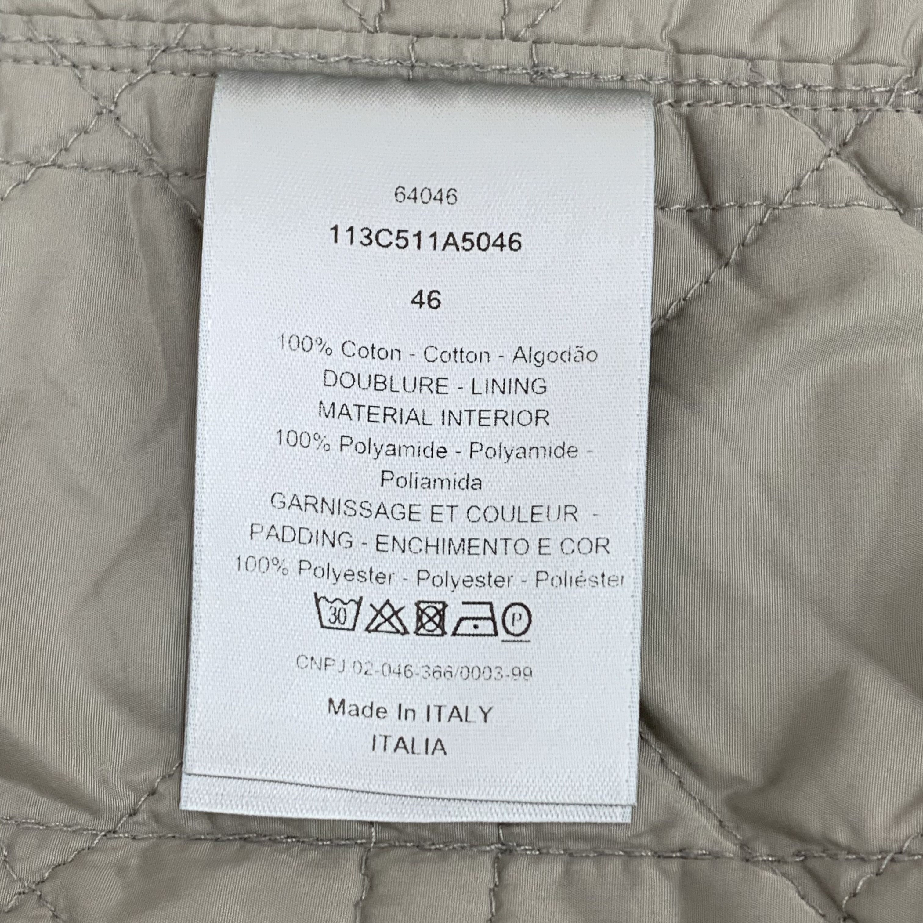 Dior Dior Logo Jacquard Shirt Jacket Grey (46) Size US S / EU 44-46 / 1 - 7 Thumbnail