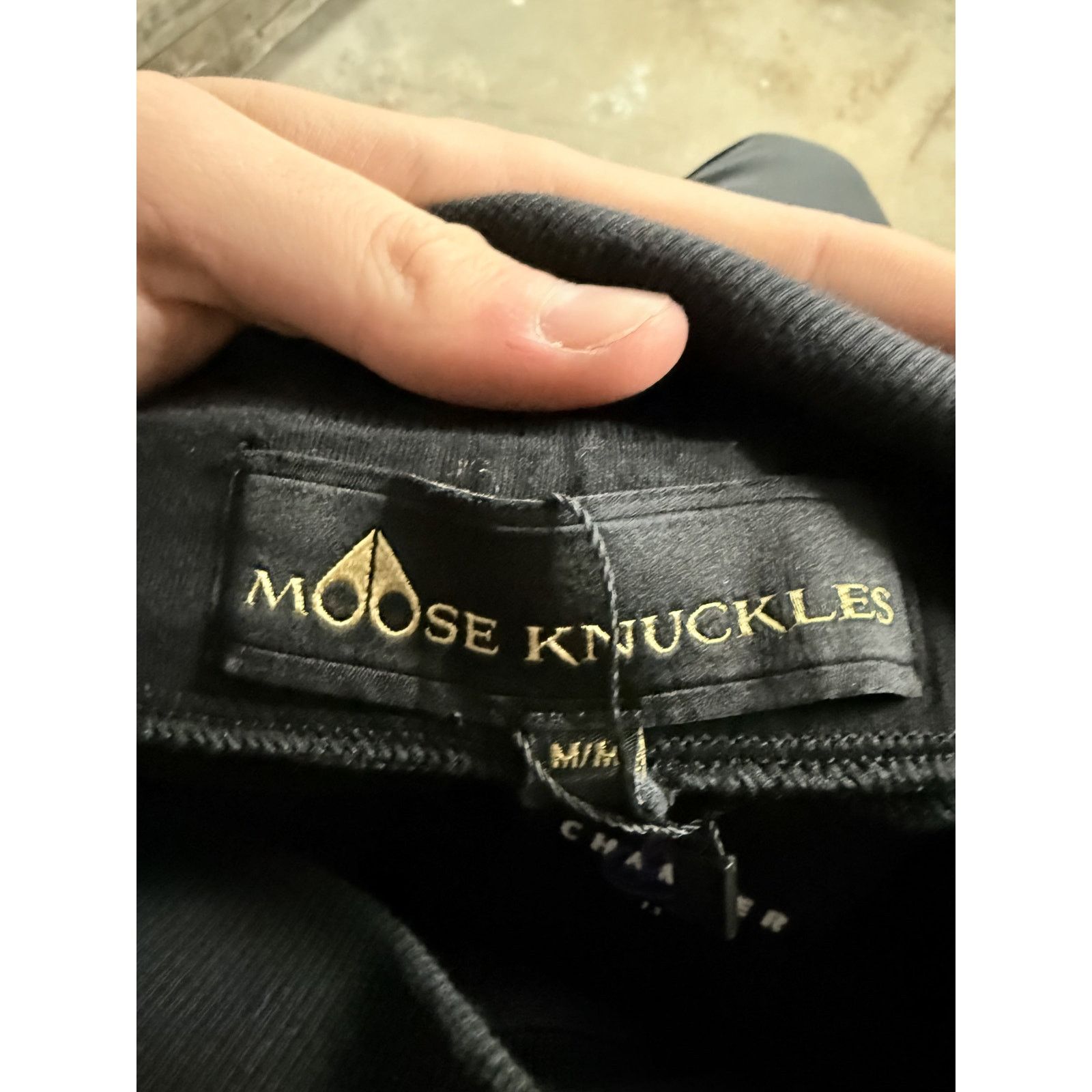 Moose Knuckles Moose Knuckle Sweats Black Used Medium Size US 32 / EU 48 - 4 Thumbnail