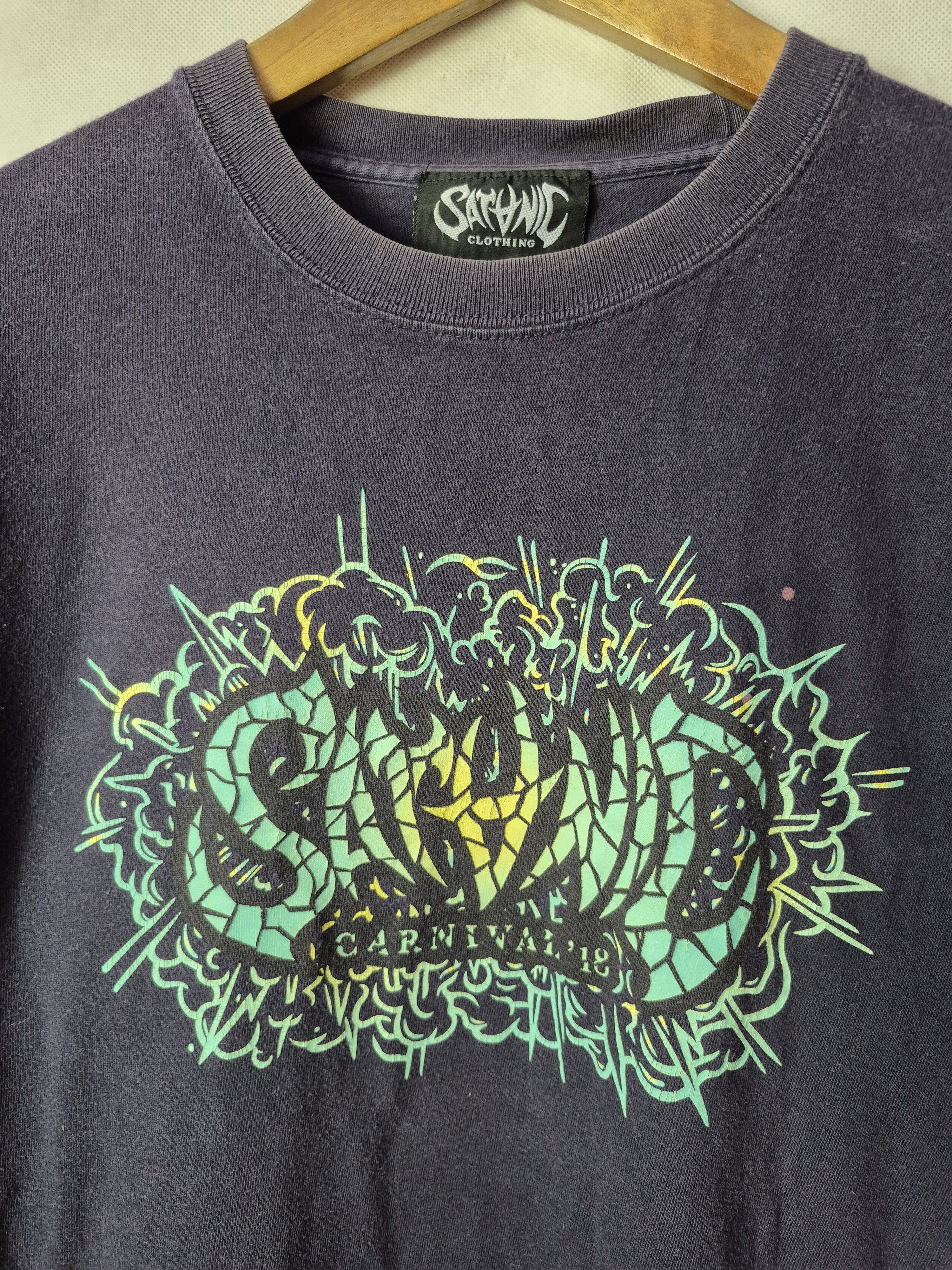 Band Tees 👹 Satanic Carnival 18 Japan Punk Rock Music Fest Tee Size US L / EU 52-54 / 3 - 6 Thumbnail