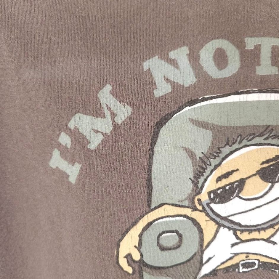 Delta Im Not Lazy T Shirt Mens Large Brown You Just Work Too Hard Delta Crew Neck Short Sleeve Cotton Shirt Size US L / EU 52-54 / 3 - 4 Thumbnail