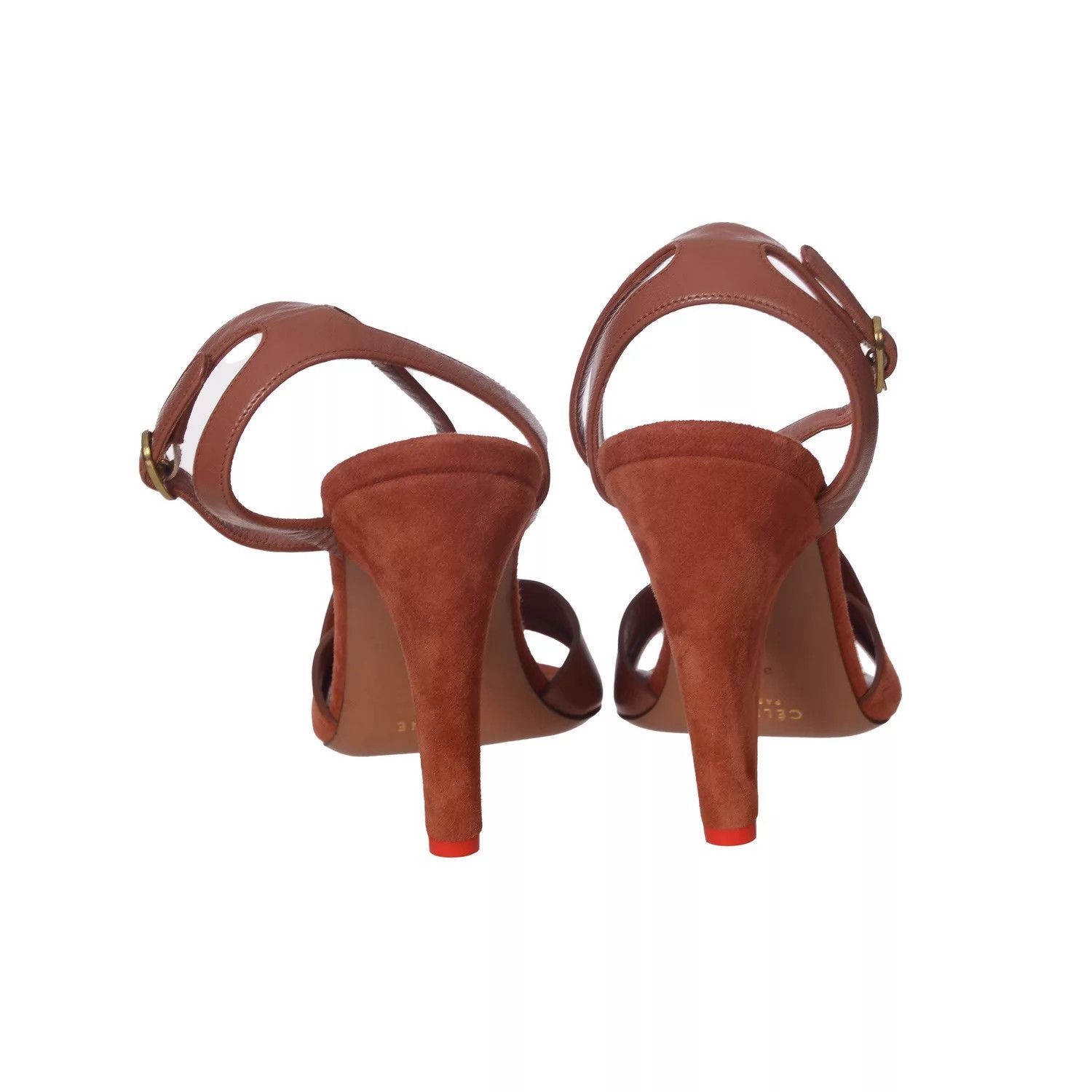 Celine Celine Heeled Sandals 37.5 Size US 7 / IT 37 - 5 Thumbnail