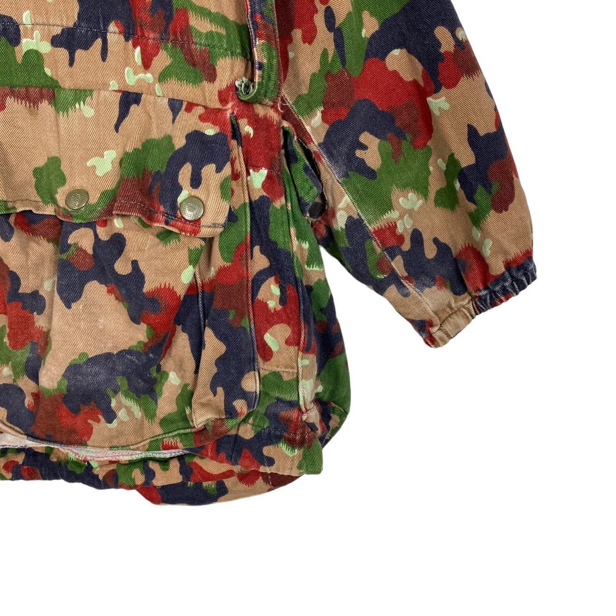 Army Of Me VINTAGE SWISS ARMY COMBAT HEAVYWEIGHT JACKET M83 ALPENFLAGE Size US XL / EU 56 / 4 - 8 Thumbnail