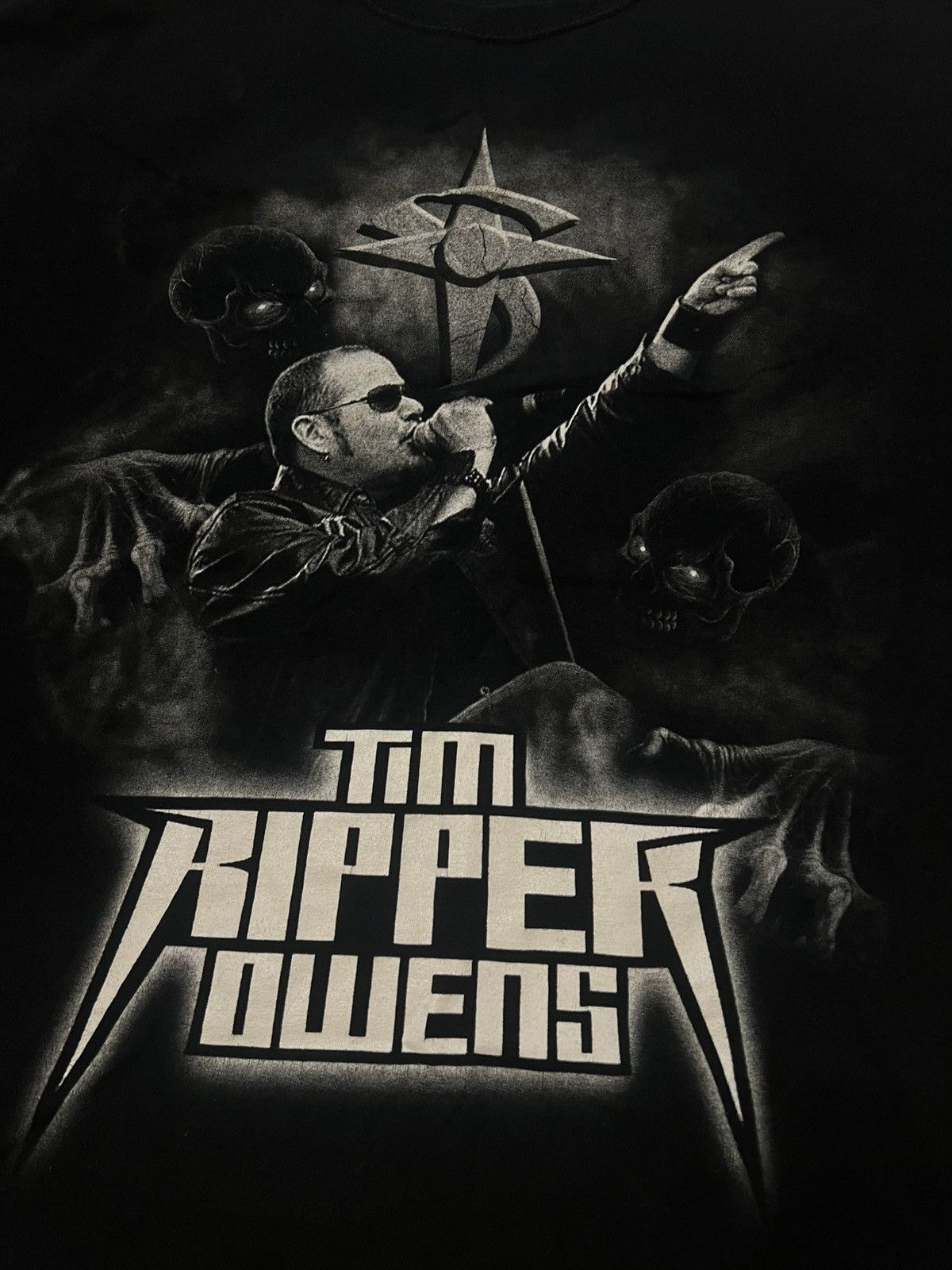 Band Tees Tim Ripper Owens Judas Priest vocalist tour t-shirt rare Size US XL / EU 56 / 4 - 3 Thumbnail