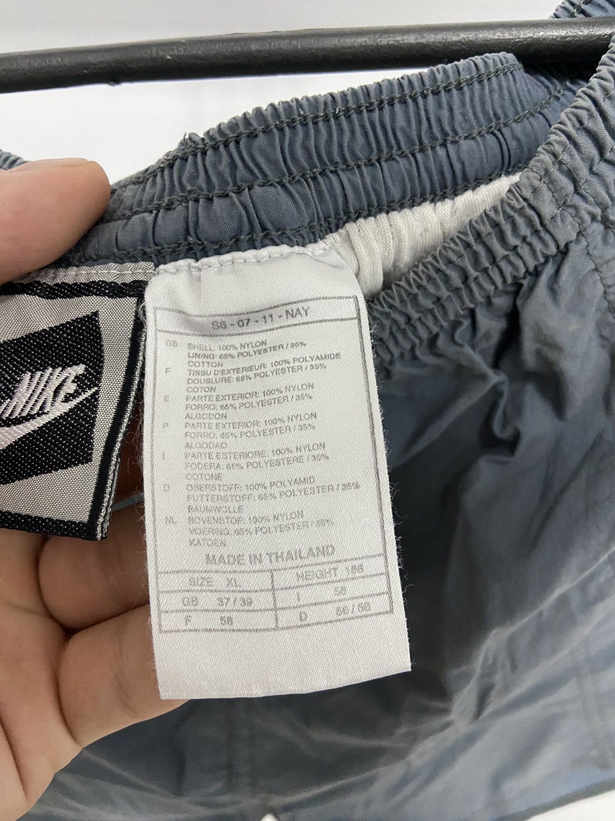 Other Nike Shorts Vintage Small Logo Style Y2K Nylon Stripe Size US 36 / EU 52 - 6 Thumbnail
