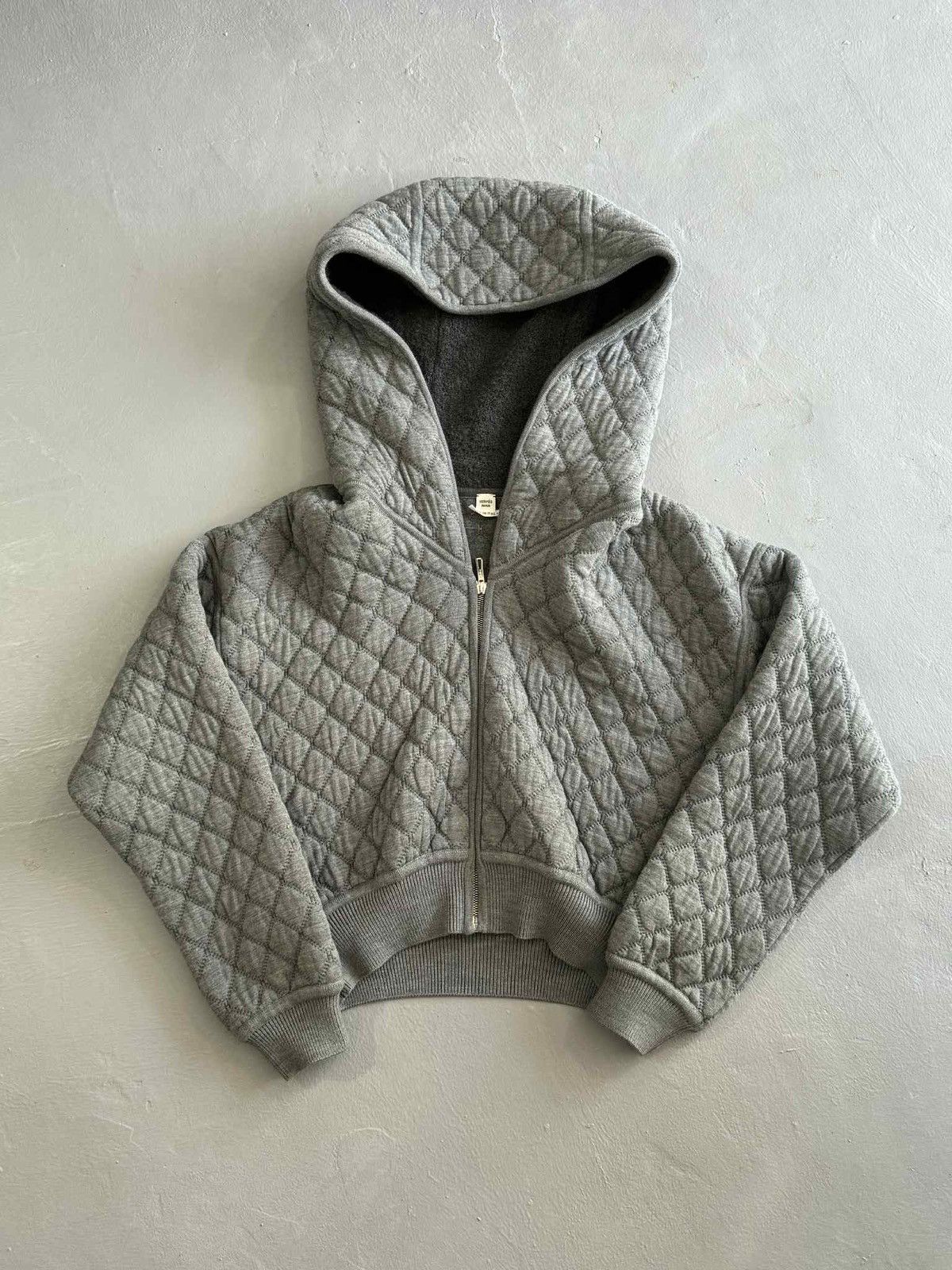 Hermes Hermes Quilted Cropped Zip Hoodie Size XS / US 0-2 / IT 36-38 - 1 Thumbnail