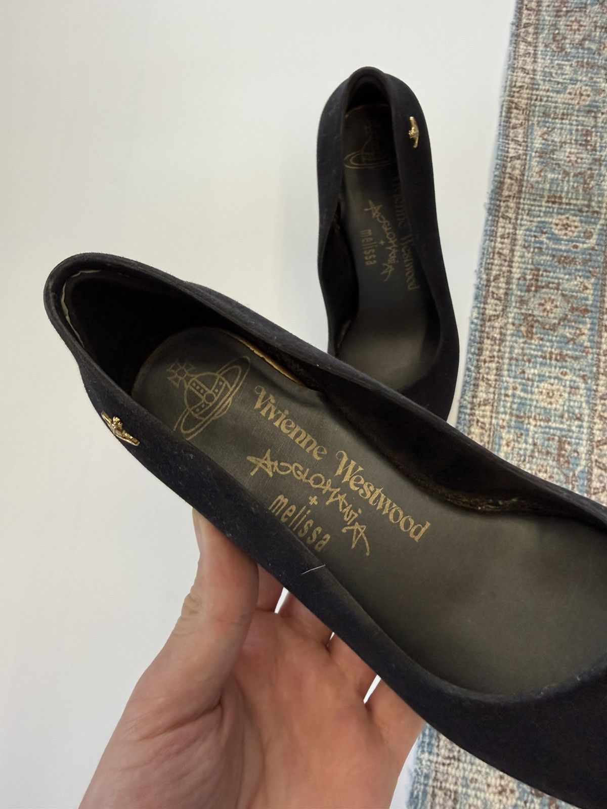 Vivienne Westwood Vivienne Westwood Anglomania x Melissa Suede Heels Sz 35-36 Size US 5 / IT 35 - 5 Thumbnail