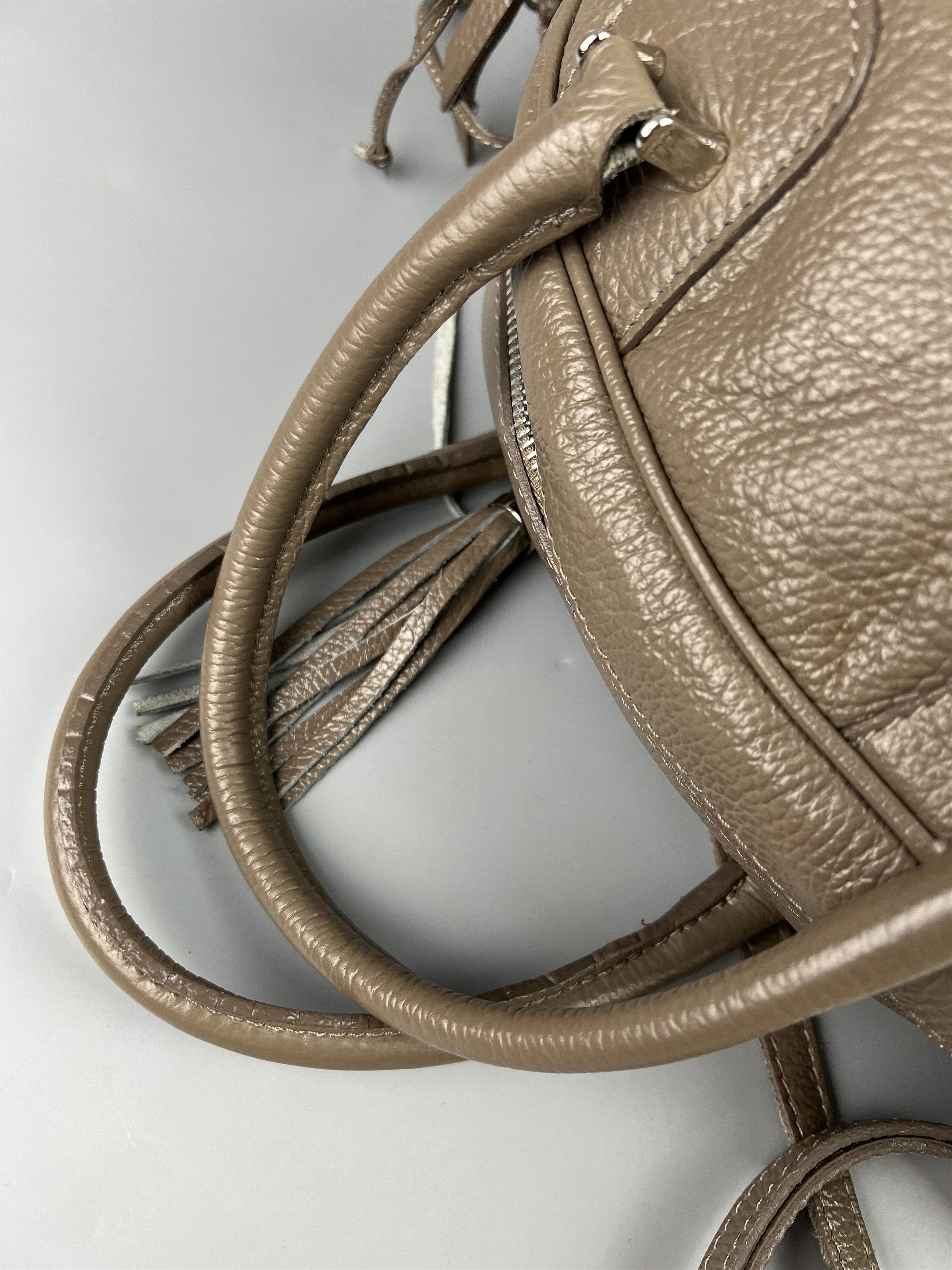 Leather Colonys Brown Leather Shoulder Bag Made in Italy Size ONE SIZE - 7 Thumbnail