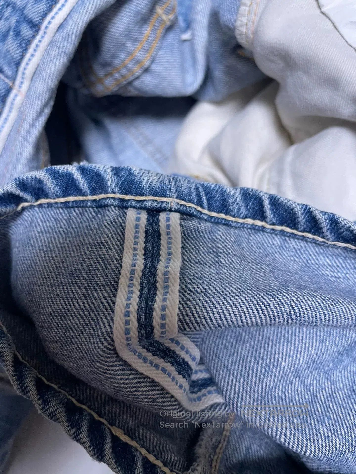 Visvim visvim 05d10 cross patch washed denim pants. Size US 34 / EU 50 - 6 Thumbnail