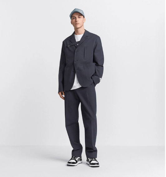 Dior o1w1db10525 493C21 Charm Workwear Jacket in Navy Blue Size US M / EU 48-50 / 2 - 7 Thumbnail