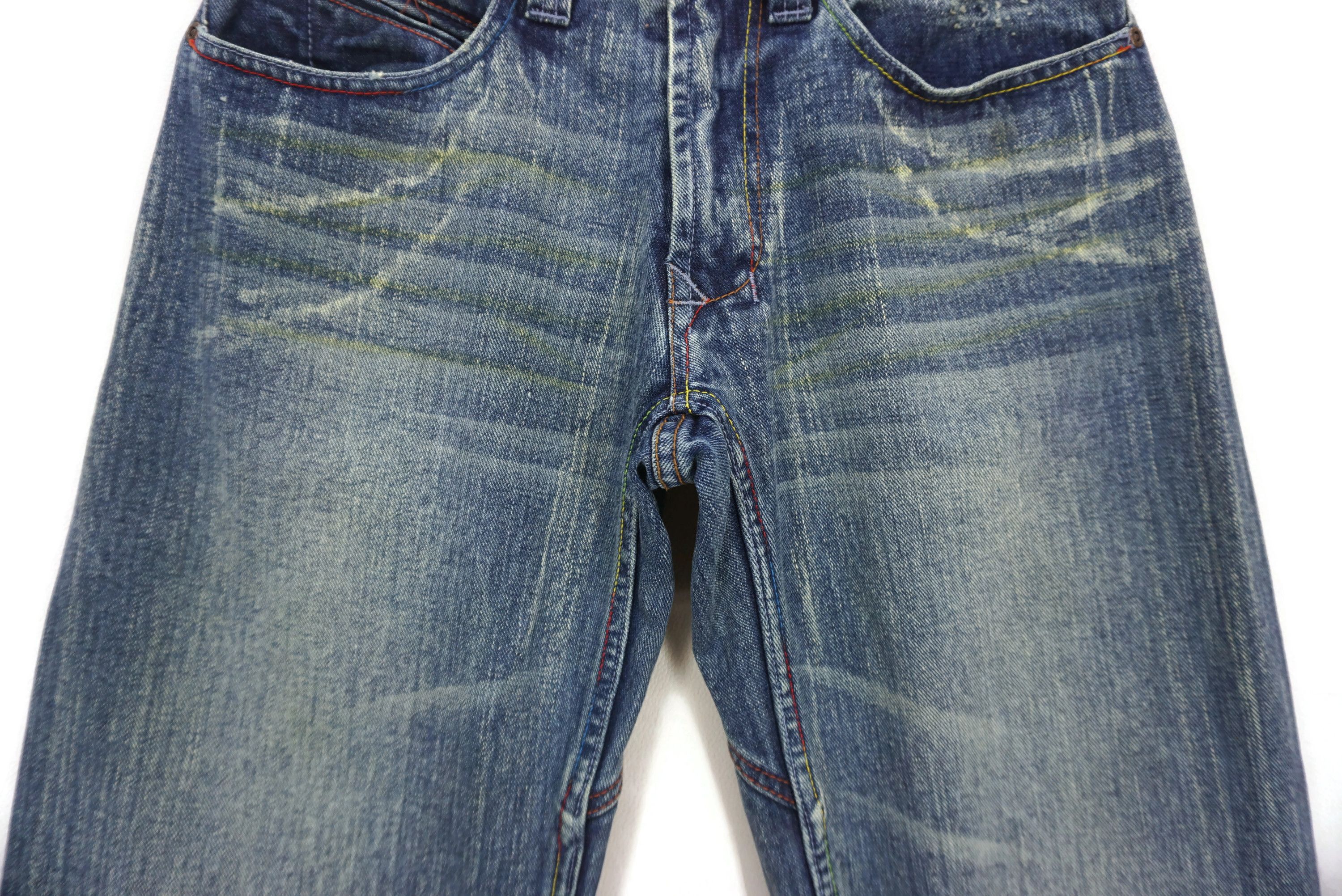 Japanese Brand Nylaus Jeans Size W30xL30.5 Low Rise Straight Leg Denim Size US 30 / EU 46 - 5 Thumbnail